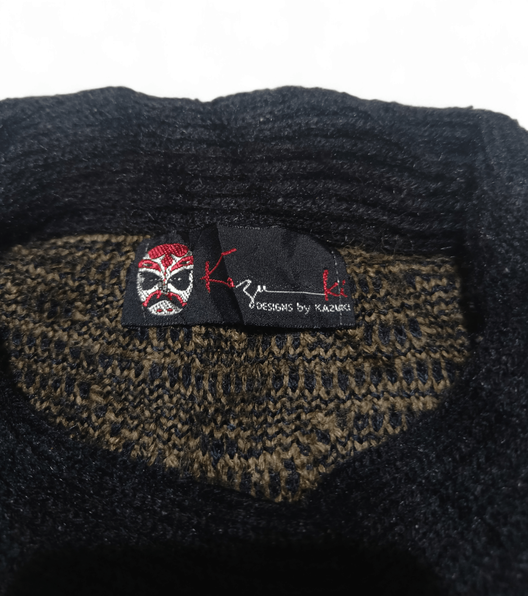 Other Vintage 90s KAZUKI Ethnic Aztec Motifs Mohair Knit Sweater Size US M / EU 48-50 / 2 - 8 Thumbnail