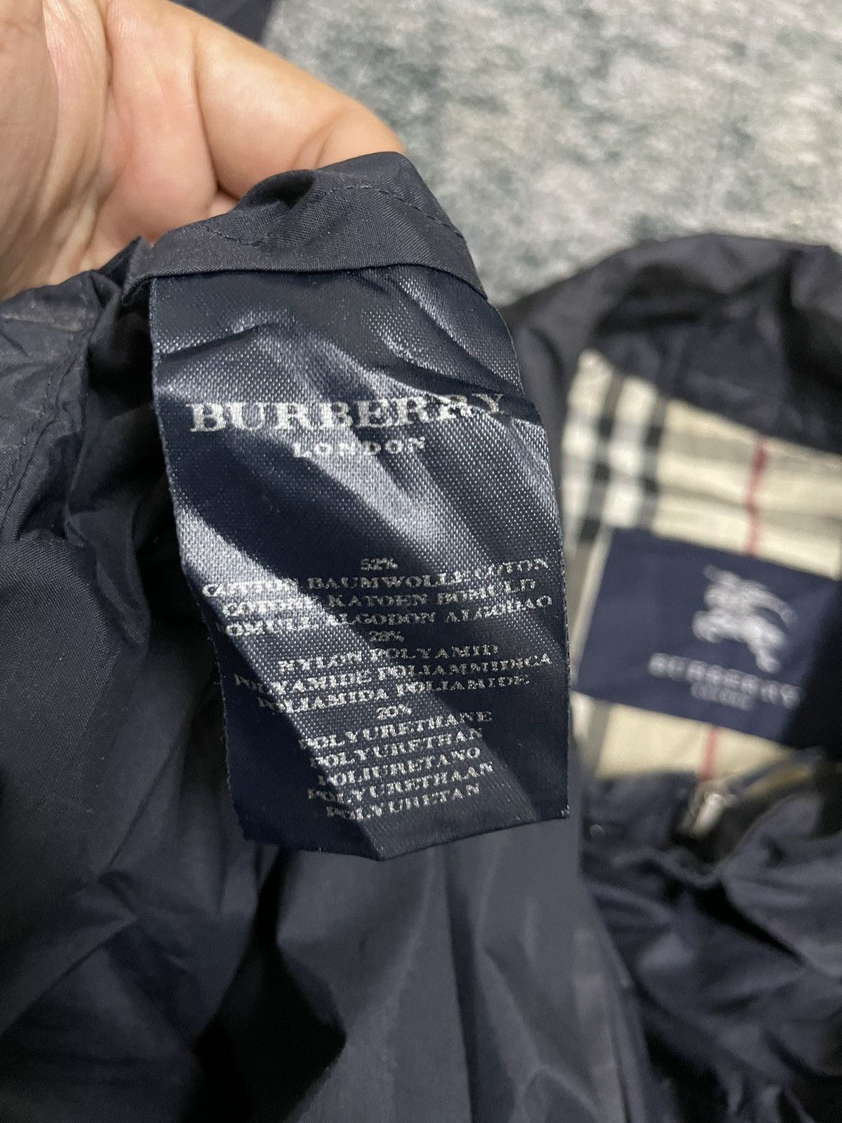 Burberry × Designer BURBERRY LONDON NYLON LIGHT JACKET Size US L / EU 52-54 / 3 - 11 Thumbnail