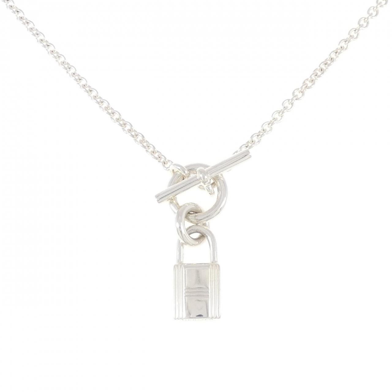 Hermes Hermes Hermès Amulette Cadena 925 Silver Necklace Metal Necklace DUTY FREE for USA Size ONE SIZE - 1 Thumbnail