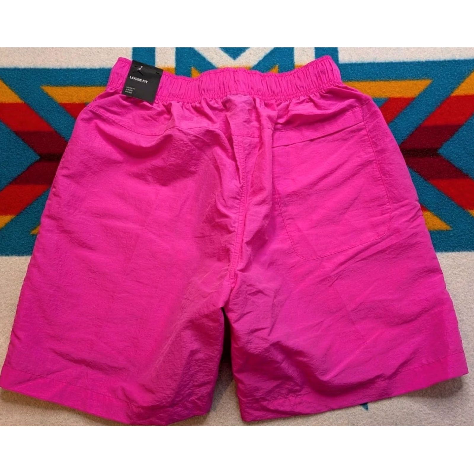 Nike Nike Air Jordan Utility Shorts Large Pink CN7298-623 Gym Training Mens Size US 33 - 6 Thumbnail