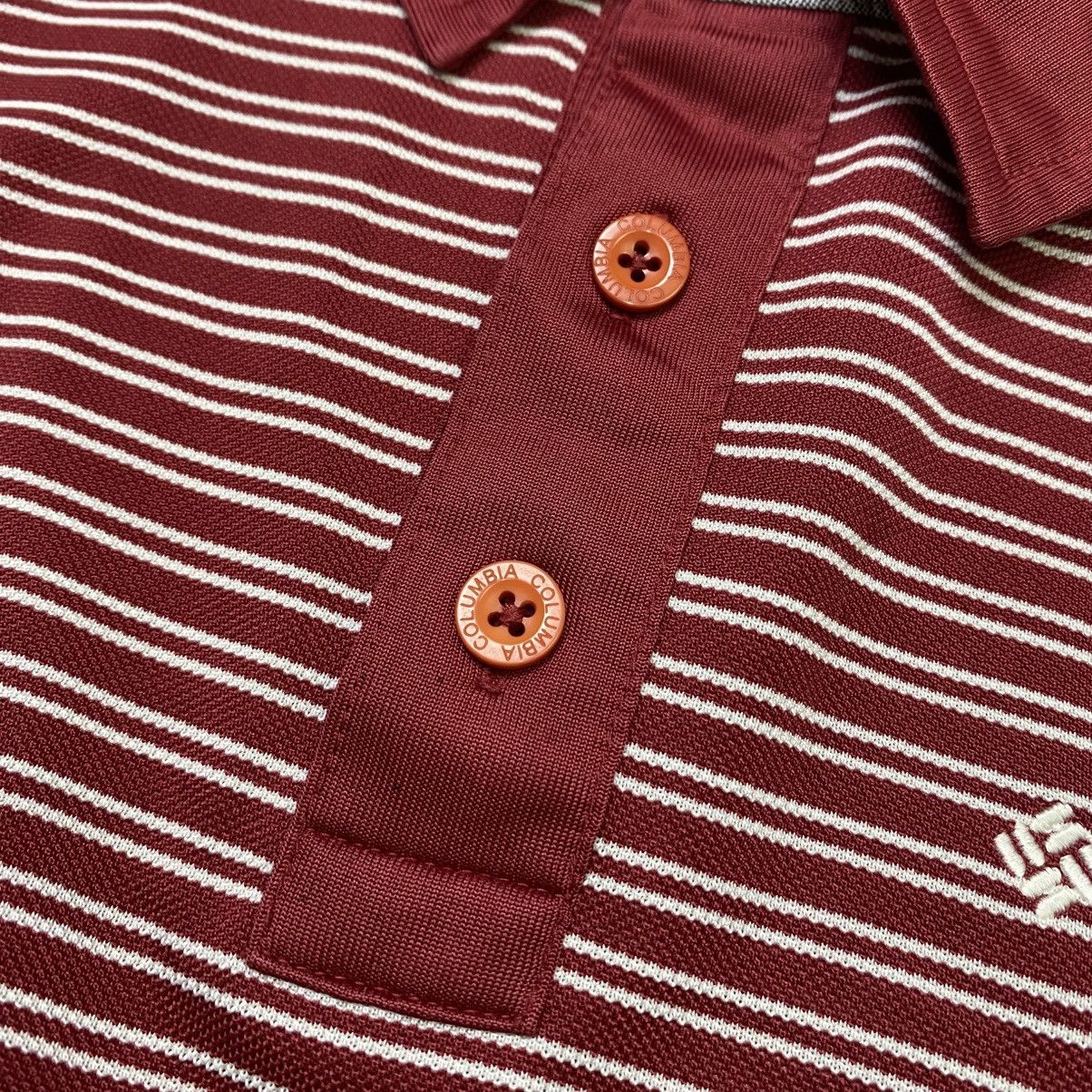 Columbia × Vintage Vintage Columbia Omni-wick Striped Polo shirt Size US L / EU 52-54 / 3 - 6 Thumbnail