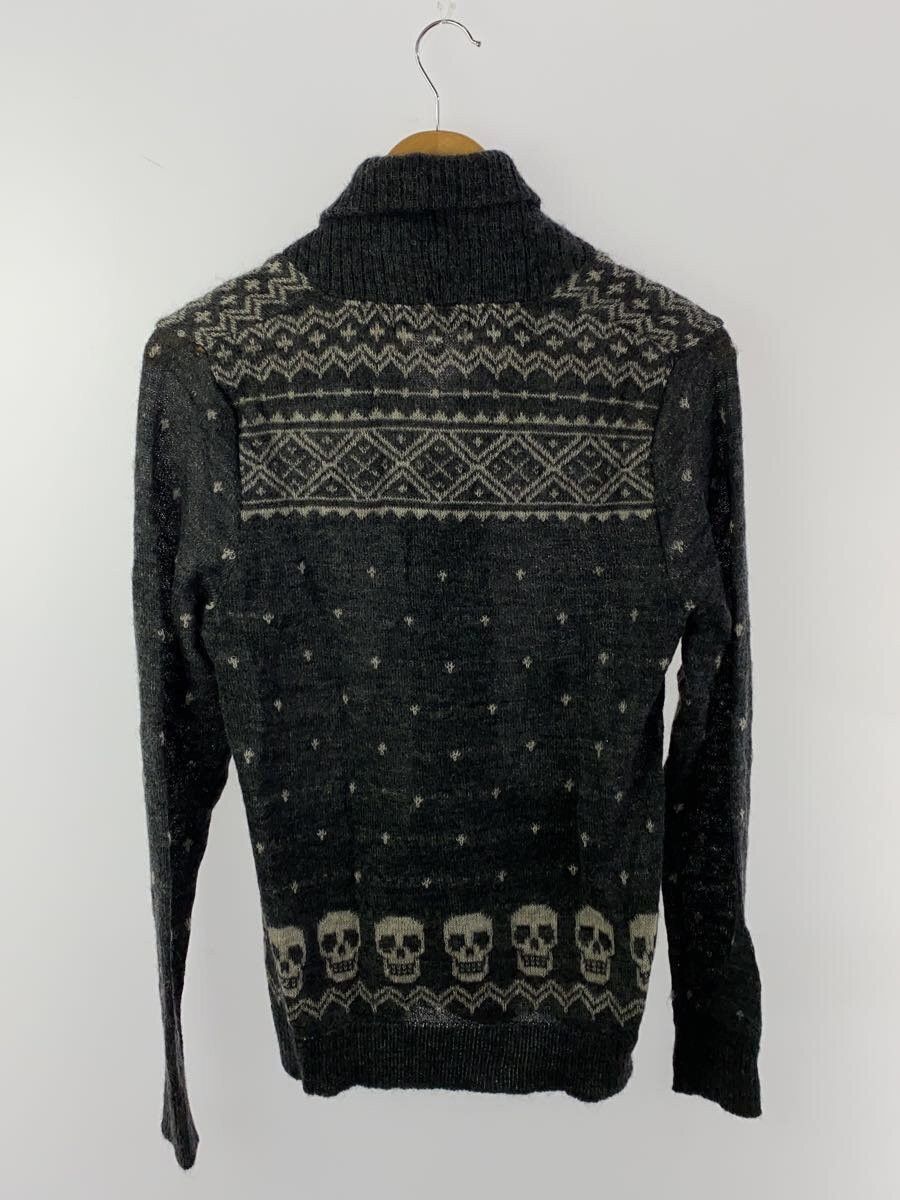 Hysteric Glamour Hysteric Glamour Snow Skul Jacquard Mohair Cadigan Grey Size US M / EU 48-50 / 2 - 2 Thumbnail