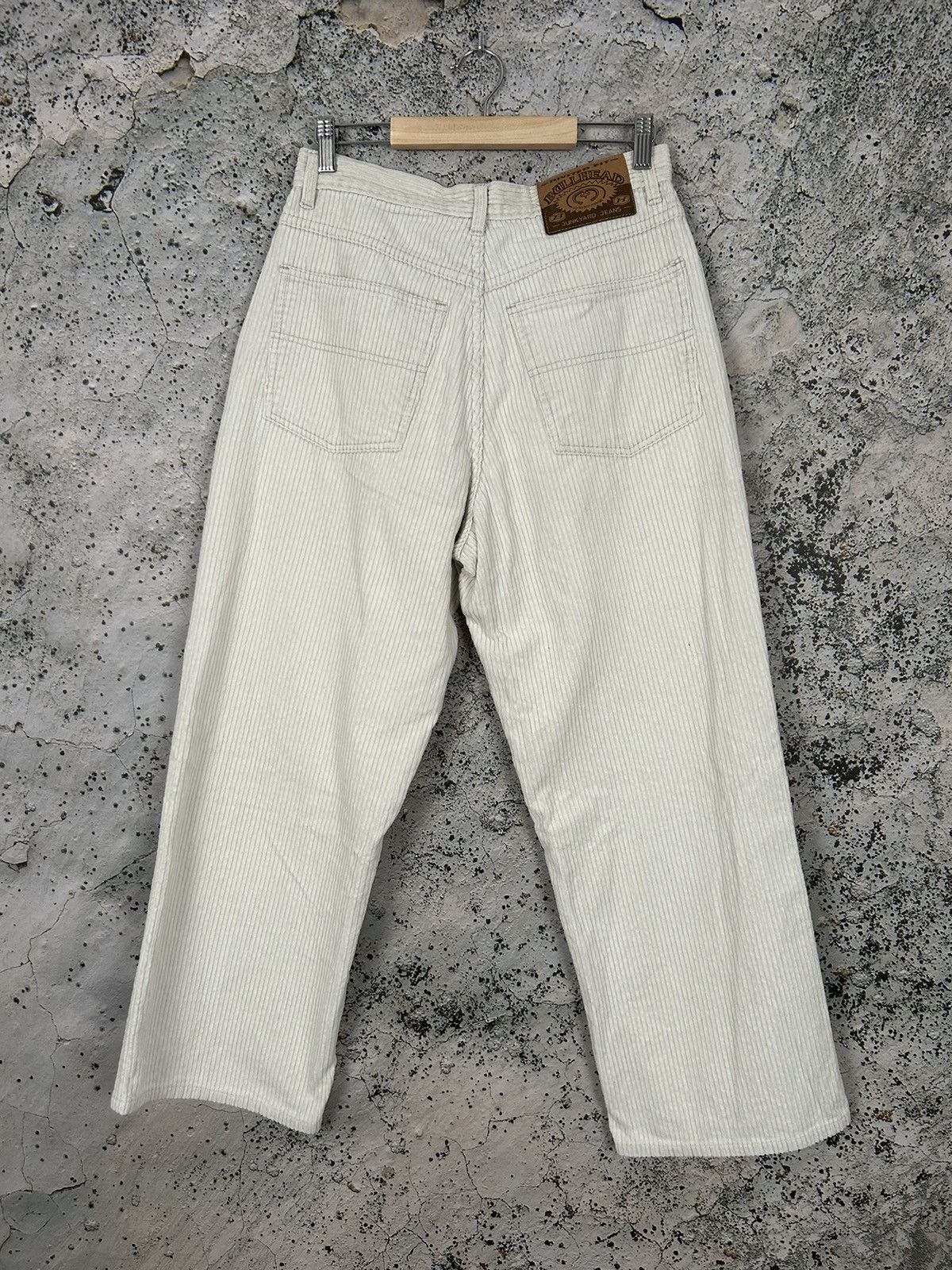 Other Vintage Cream Corduroy Pants Skateboards Baggy Big Boy Retro Size US 30 / EU 46 - 3 Thumbnail