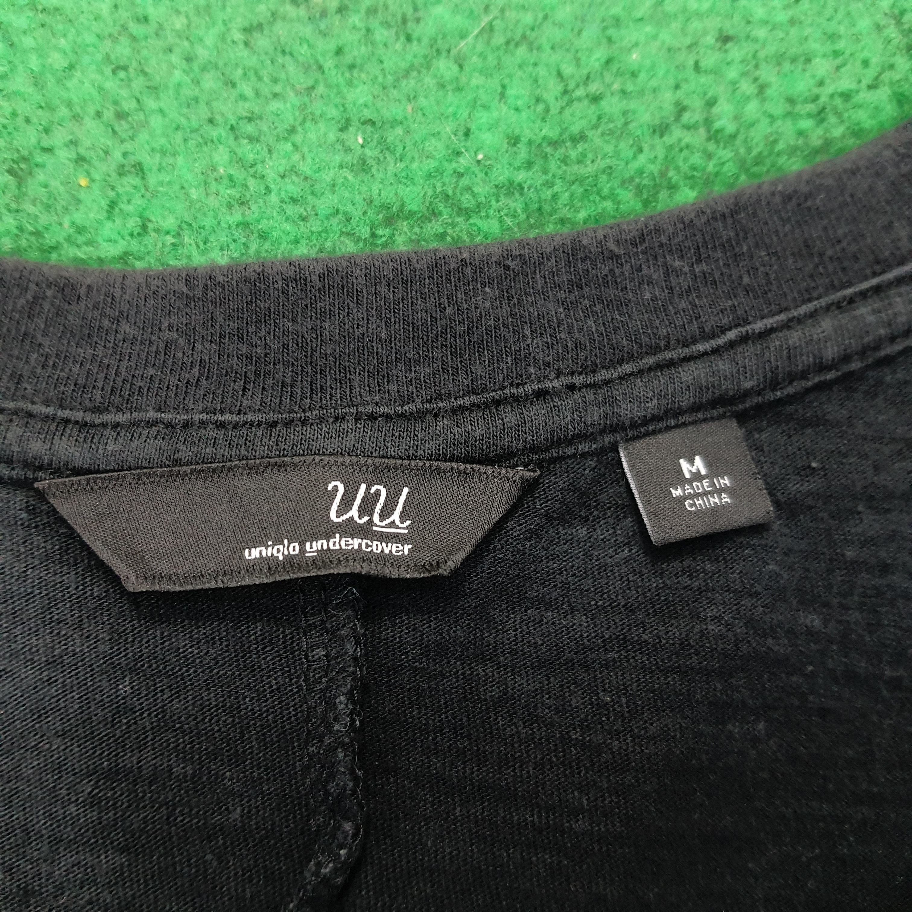 Japanese Brand × Undercover Vintage UU Uniqlo Undercover 3 Quater Sleeve T-shirt Size US M / EU 48-50 / 2 - 5 Thumbnail