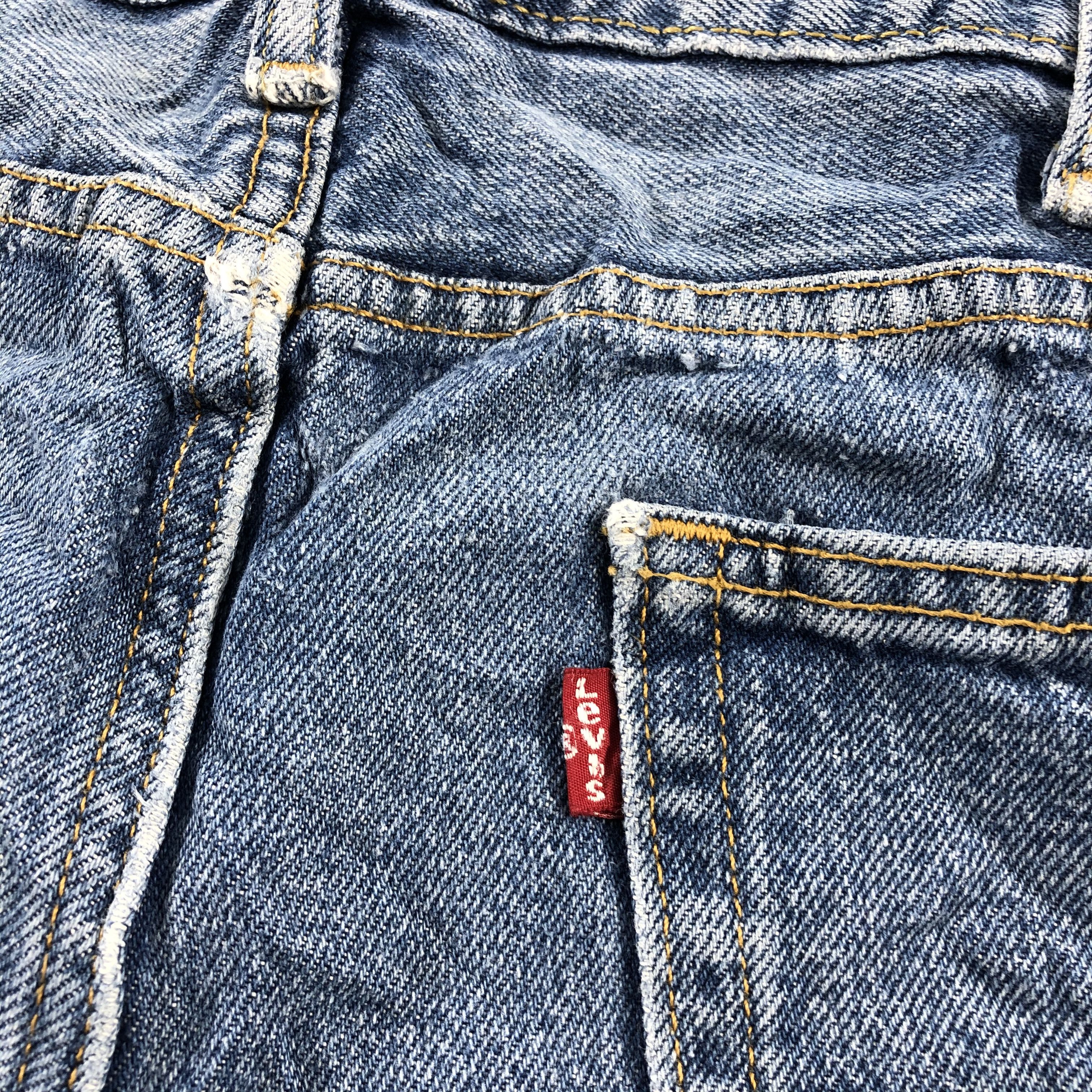 Levi's Vintage Blue Wash Levis 505 Jeans-J2637 Size US 41 - 9 Thumbnail
