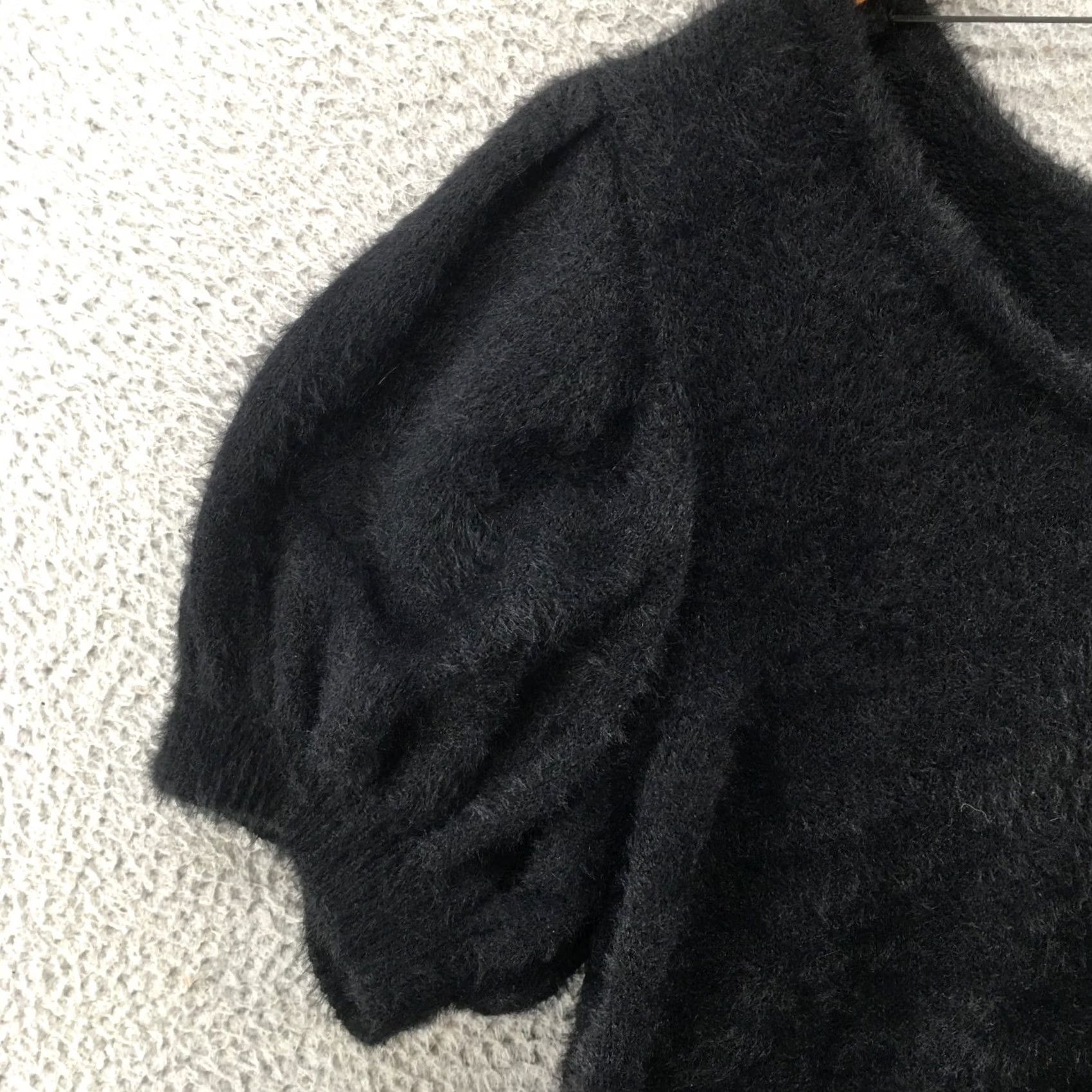 Old Navy Old Navy Blouse Womens XXL Black Puff Sleeve Round Neck Casual NEW Shirt Size XXL / US 16-18 / IT 52-54 - 3 Thumbnail
