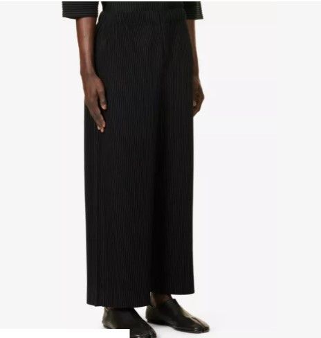 Homme Plisse Issey Miyake HOMME PLISSE ISSEY MIYAKE Pleated straight-leg regular-fit Size US 33 - 2 Thumbnail