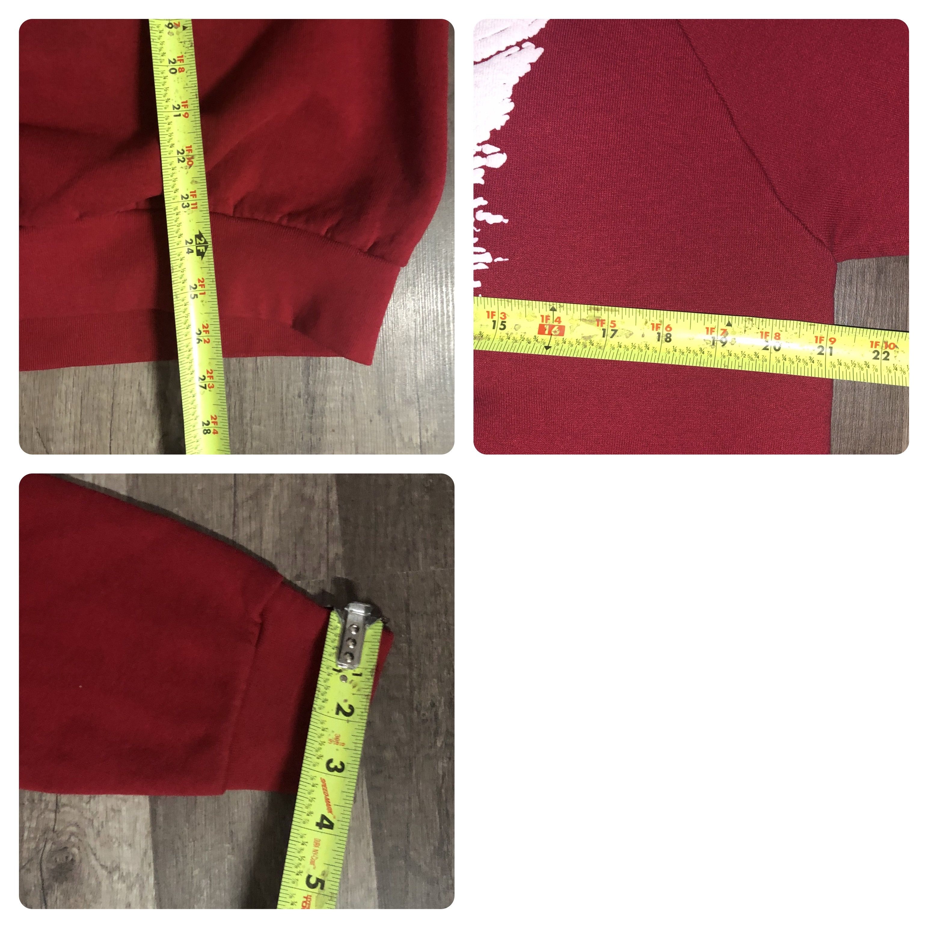 Vintage Red "When I get Rich" Sweatshirt, n/a (fits like M) Size US M / EU 48-50 / 2 - 7 Thumbnail