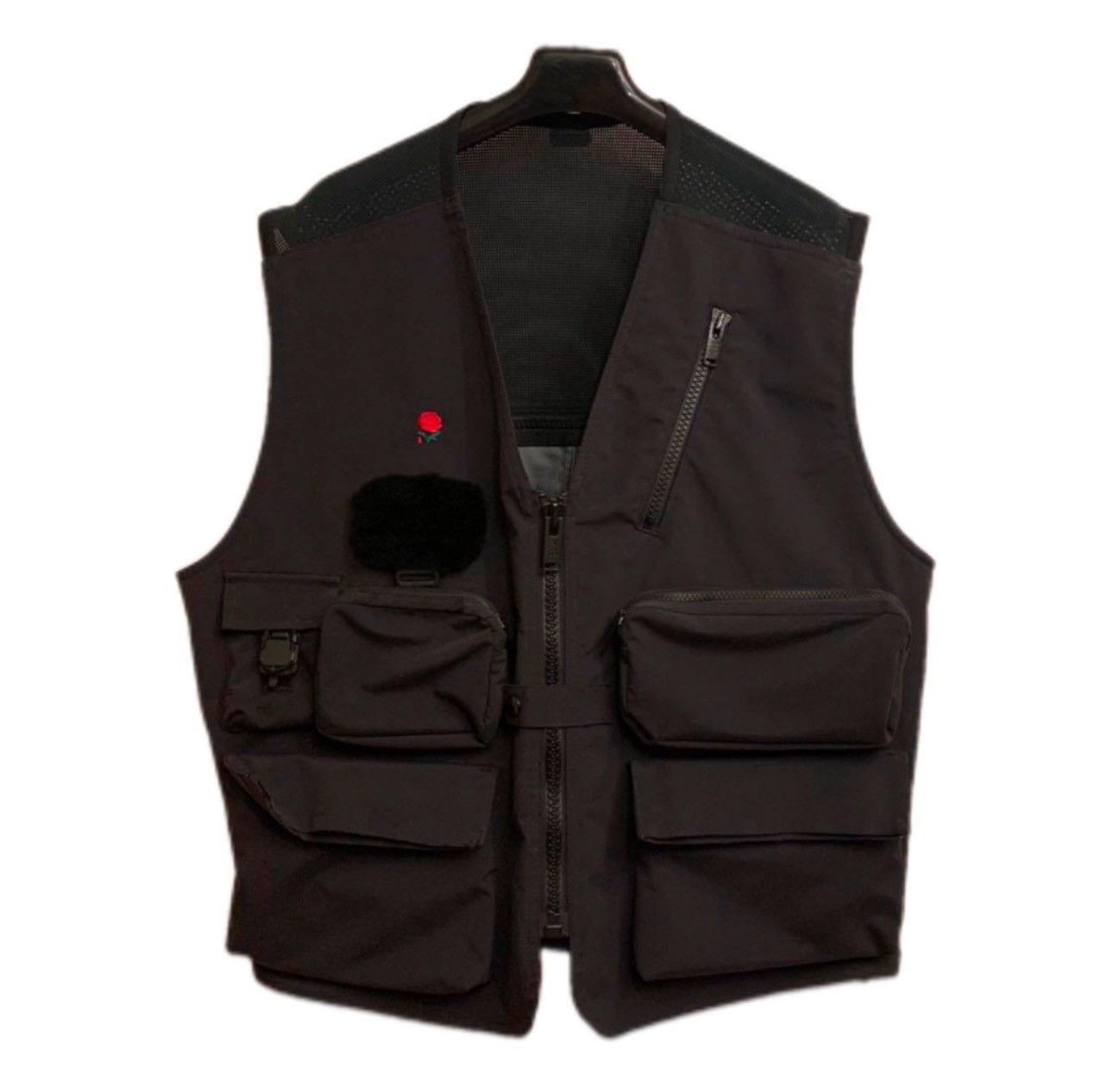 トップス 90s archive GIRBAUD black velours vest 90s archive GIRBAUD black velours vest