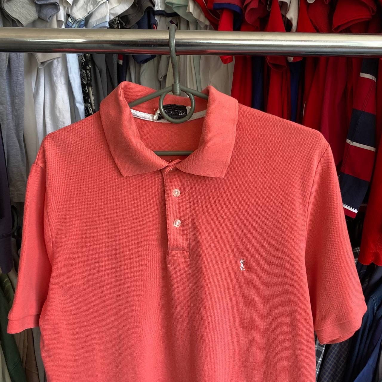 Designer × Yves Saint Laurent Vintage Yves Saint Lauren luxury small logo designer polo Size US L / EU 52-54 / 3 - 2 Thumbnail