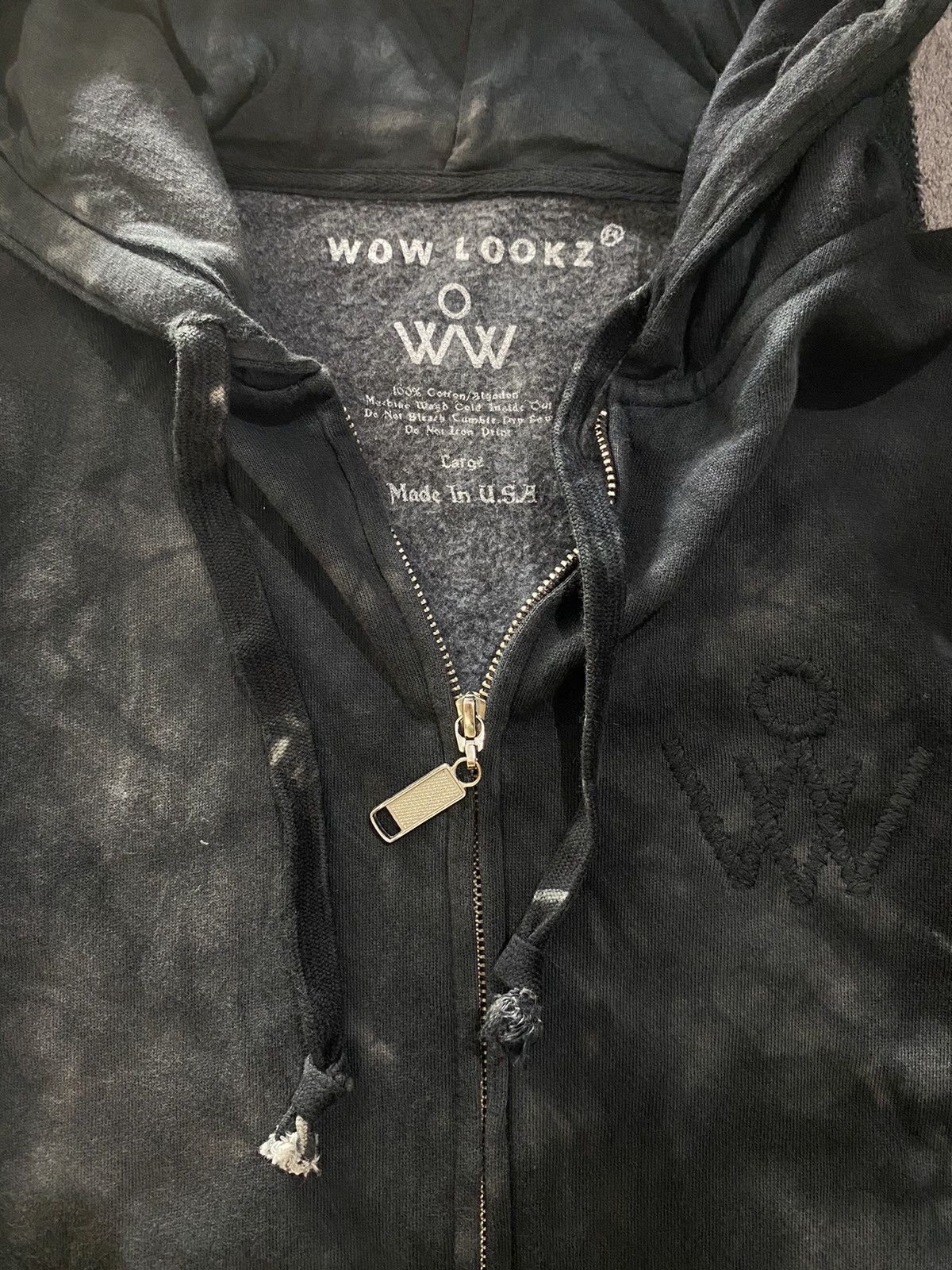 If Six Was Nine × Japanese Brand × Le Grande Bleu (L.G.B.) Japanese wow lookz bleach faux fur hoodie Size US L / EU 52-54 / 3 - 5 Thumbnail