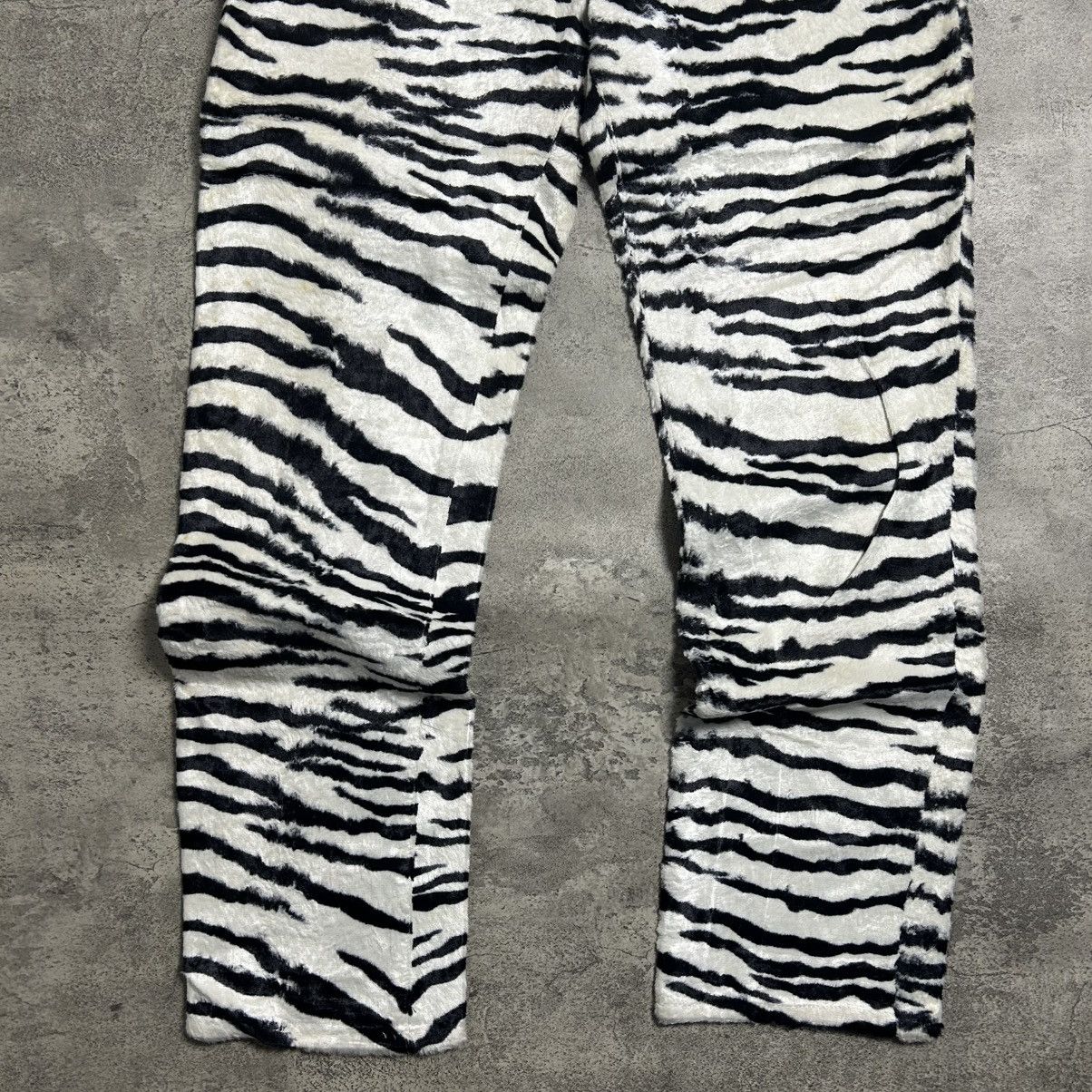 Hysteric Glamour Vintage Pants y2k Hysteric Glamour Stripe BlackWhite Velvet Size US 28 / EU 44 - 11 Thumbnail