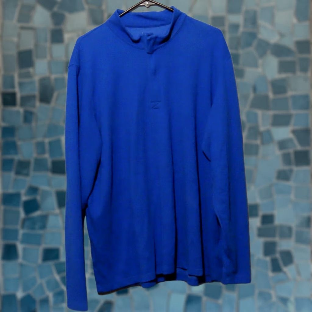 Nike Nike Dri-Fit Victory Half Zip Shirt Long Sleeve Blue Men's 2XL XXL Game Royal Size US XXL / EU 58 / 5 - 1 Thumbnail
