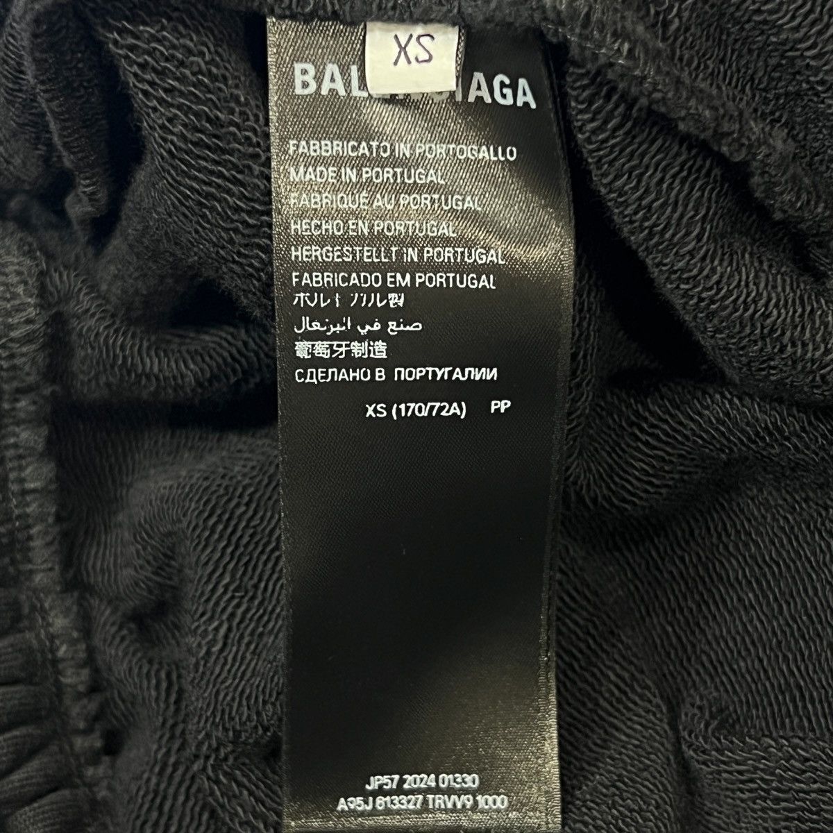 Balenciaga BALENCIAGA 25SS GARDE-ROBE Oversized Cotton Sweat Wide Pants Size US 28 / EU 44 - 5 Thumbnail