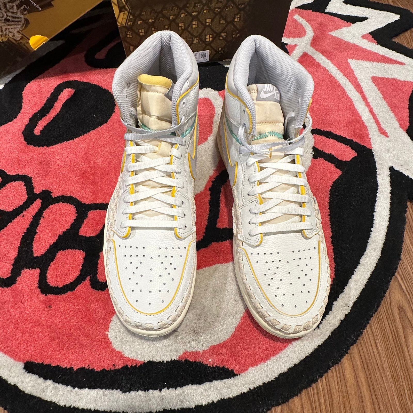 Jordan Brand × Union LA Jordan 1 Retro High OG SP Union LA Bephies Summer of ‘96 Size US 11.5 / EU 44-45 - 12 Thumbnail