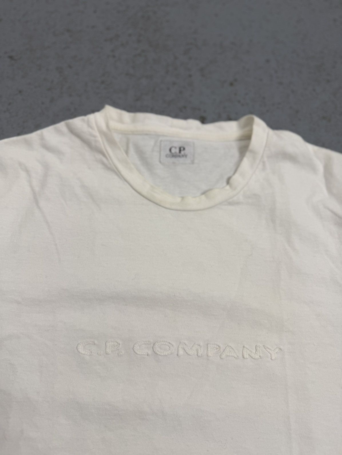 C.P. Company Vintage C.P. Company Cotton Logo Single Stitch T-Shirt Size US L / EU 52-54 / 3 - 9 Thumbnail