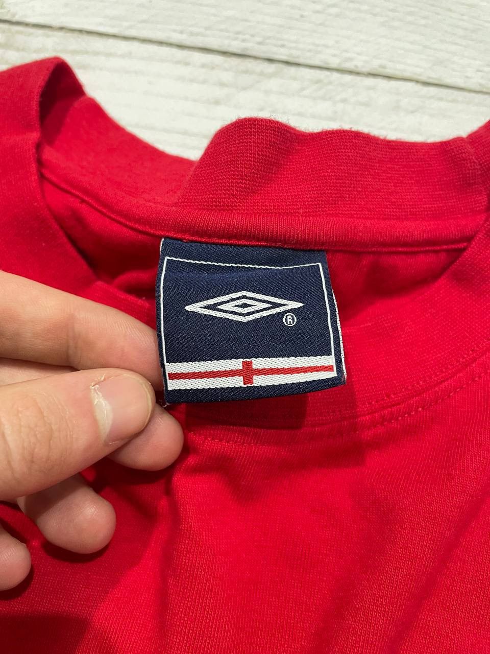 Umbro Vintage Umbro England 1966 2006 Shirt Jersey Long Sleeve Size US XL / EU 56 / 4 - 7 Thumbnail