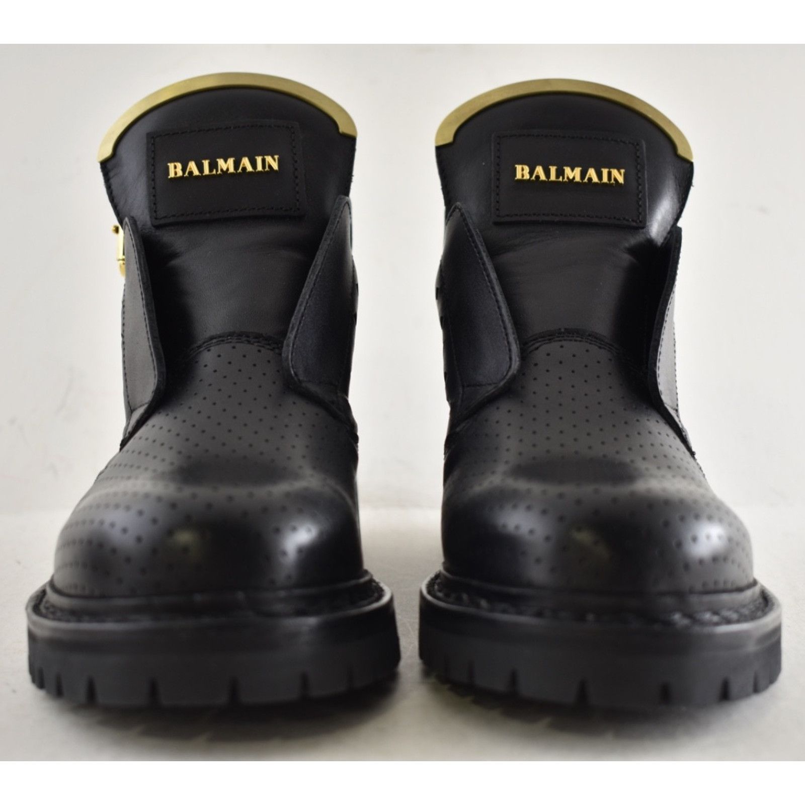 Balmain Balmain King Taiga Ranger Black Biker Moto Short Boot 36 Size US 6 / IT 36 - 6 Thumbnail