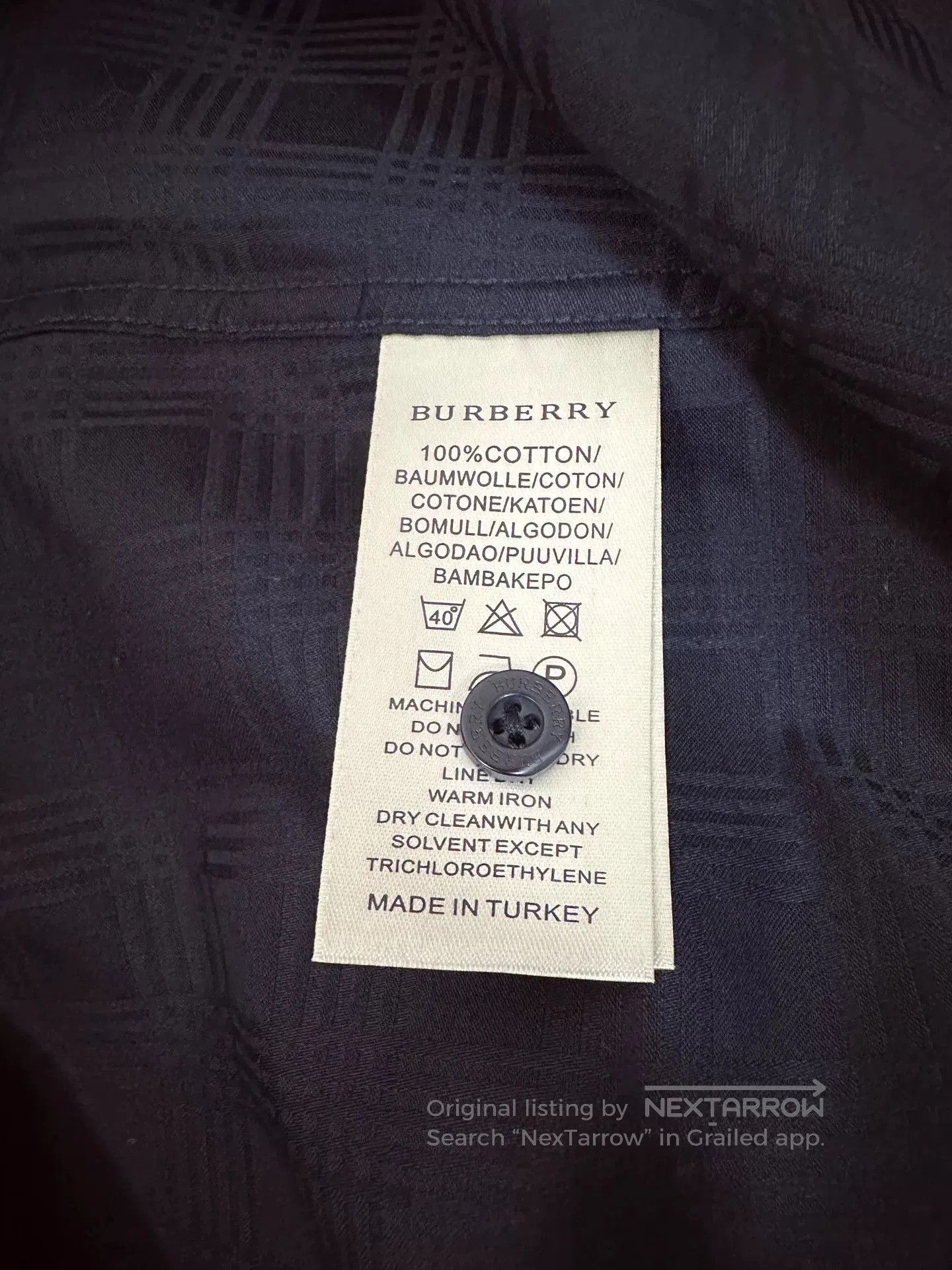 Burberry Burberry Black Shirt XXL. Size US XXL / EU 58 / 5 - 7 Thumbnail