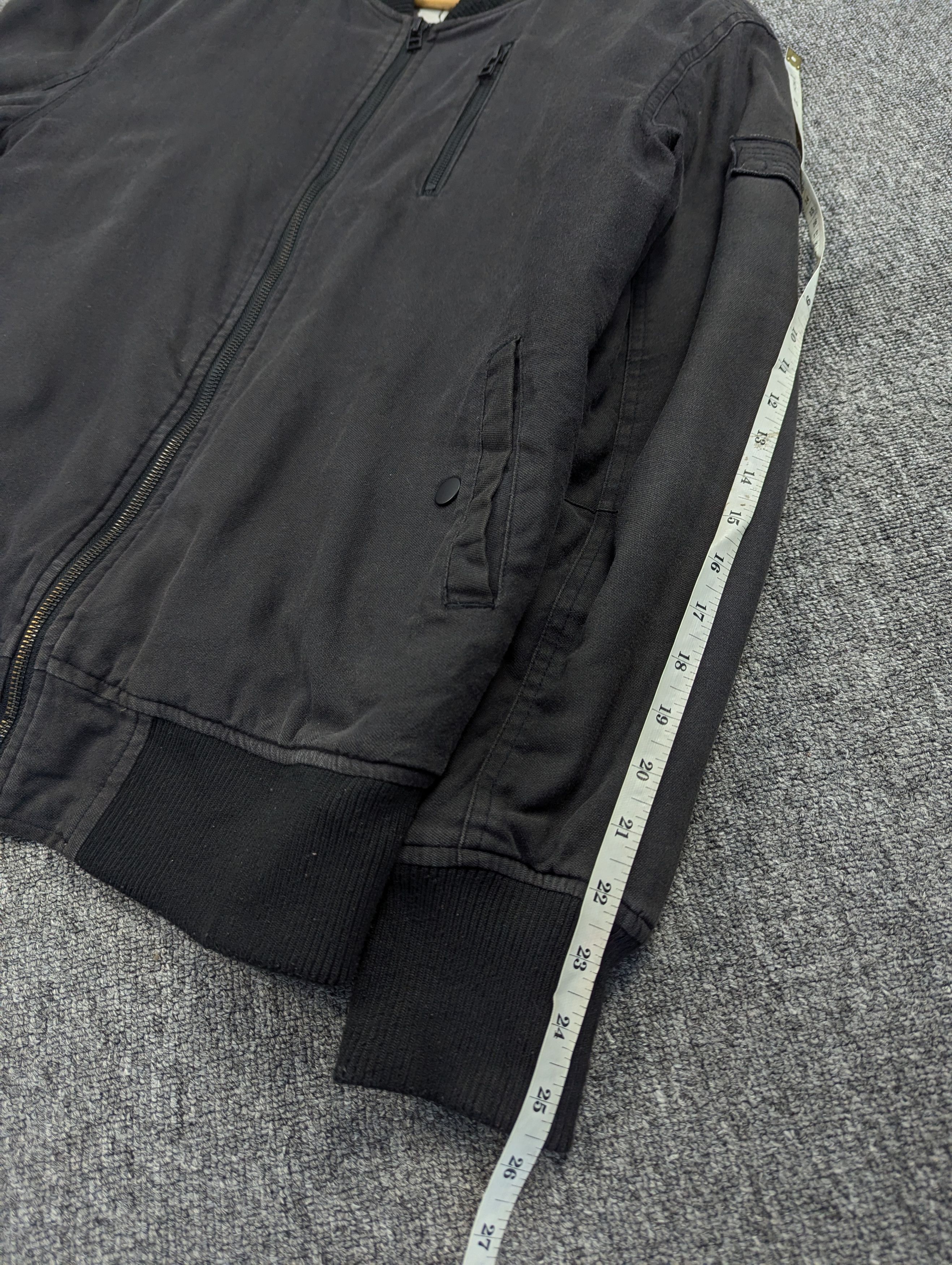 Black Scale Black Scale FADED Bomber Zipper Jacket Size US M / EU 48-50 / 2 - 20 Thumbnail