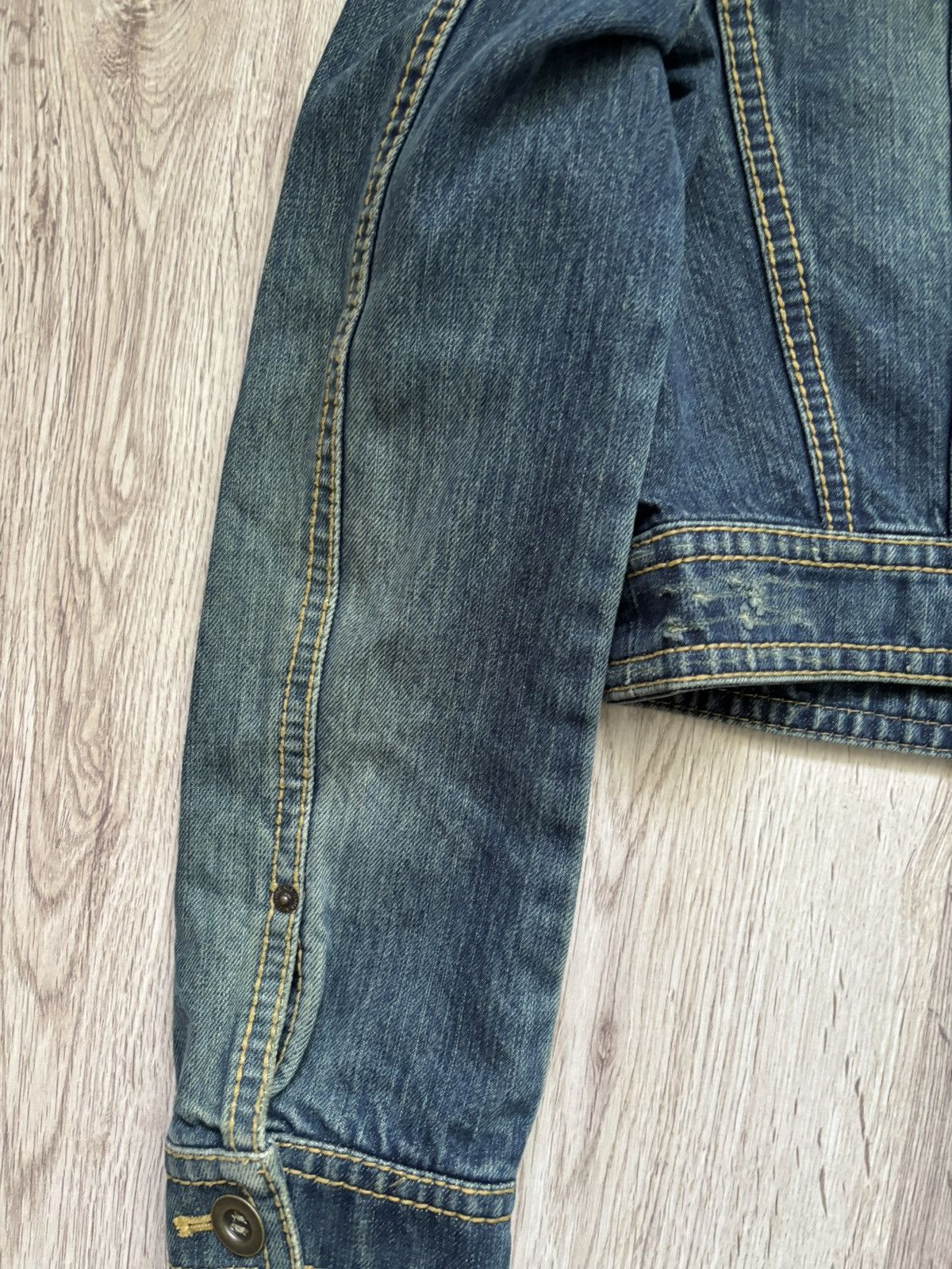 Other MK KLEIN+ Cropped Denim Jacket Size XS / US 0-2 / IT 36-38 - 14 Thumbnail