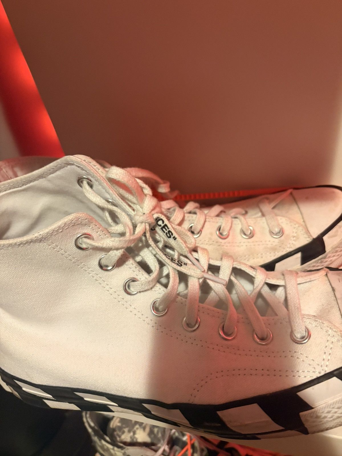 Nike × Off-White Off white converse Size US 9.5 / EU 42-43 - 1 Thumbnail
