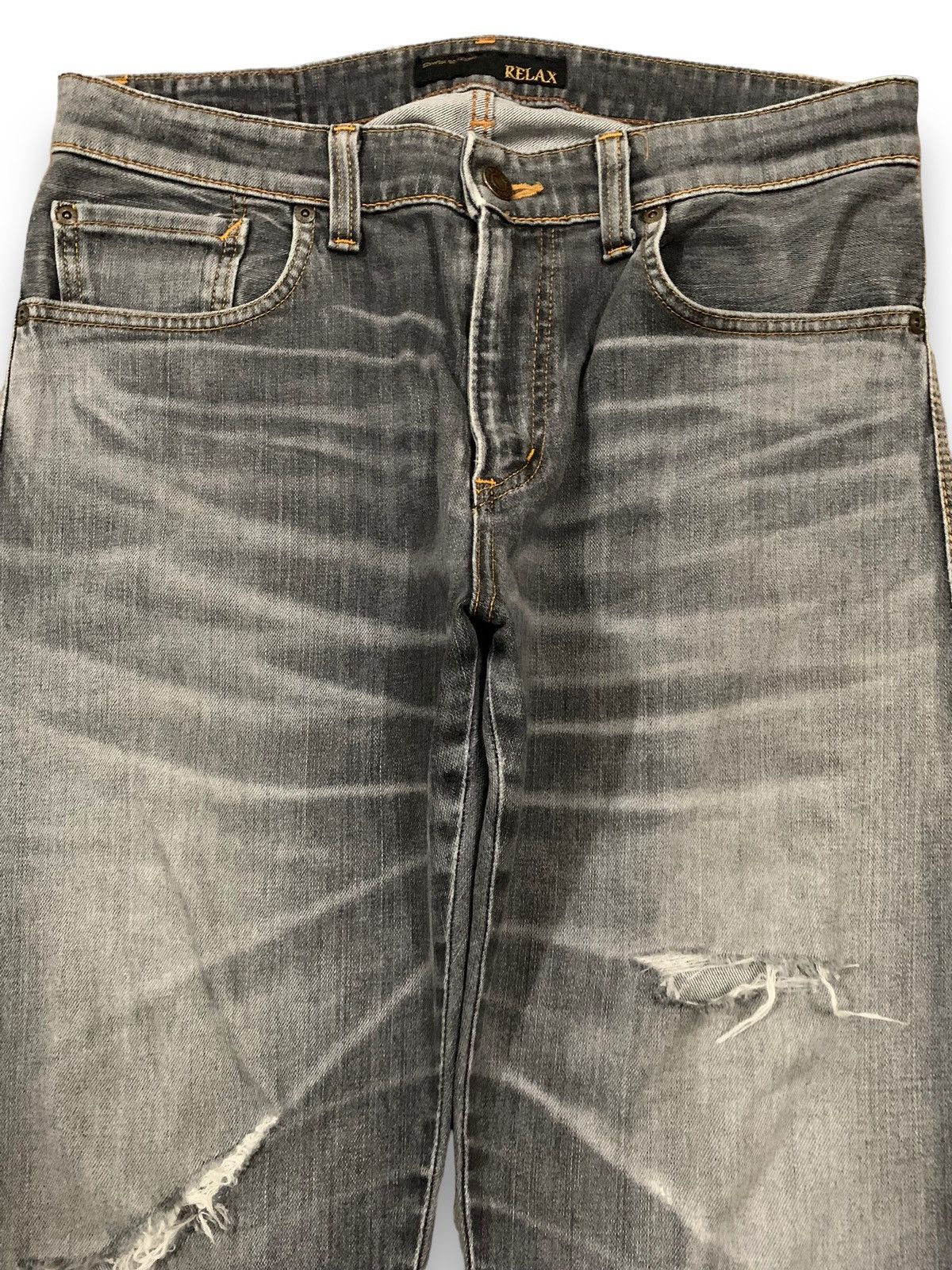 Edwin Vintage Edwin 503Zero Faded Baggy Distressed Grunge Jeans Size US 33 - 3 Thumbnail