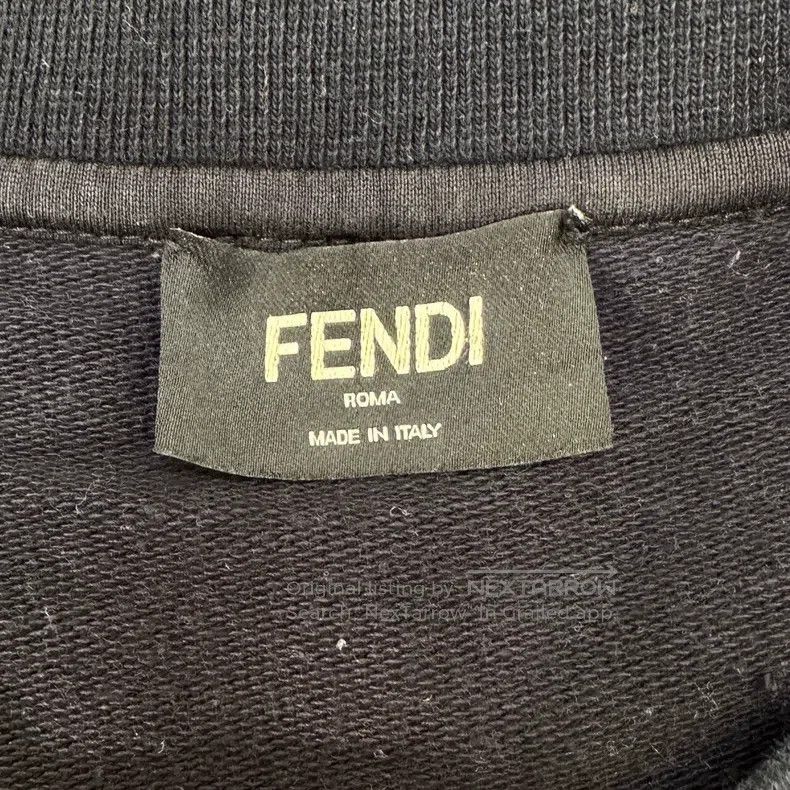 Fendi Fendi Black Little Monster Studs and Leather Cotton Round Size US M / EU 48-50 / 2 - 5 Thumbnail