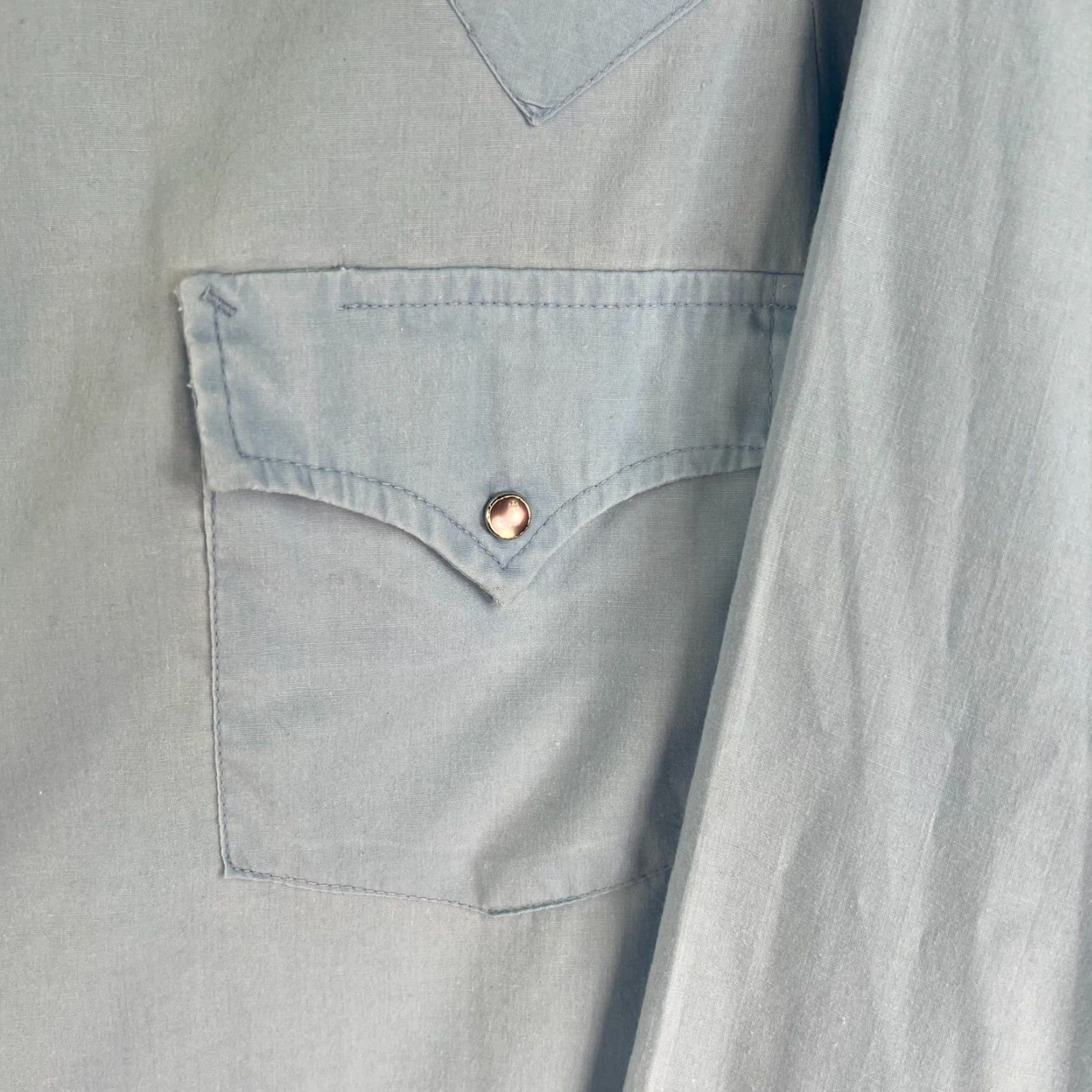 Vintage VINTAGE Dickson Jenkins Pearl Snap Western Shirt Mens SZ L Long Sleeve Pockets Size US L / EU 52-54 / 3 - 3 Thumbnail