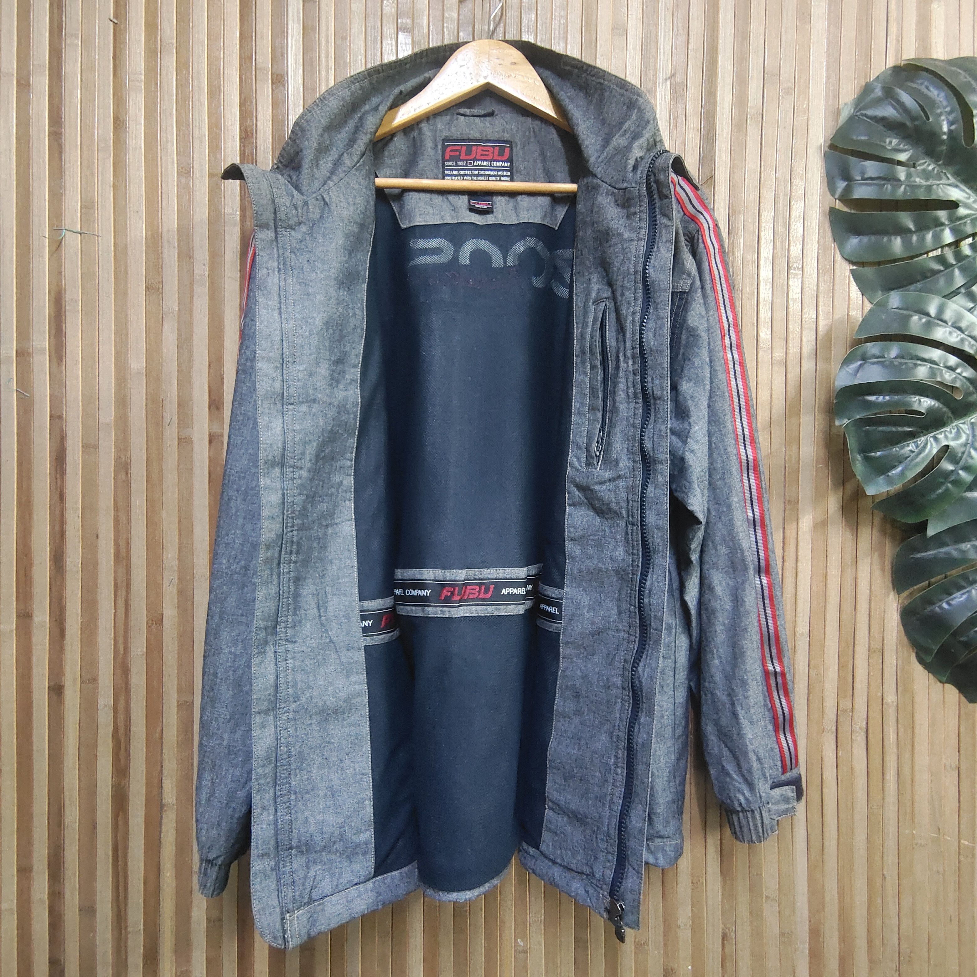 Designer × Fubu Fubu Jeans Light Jacket Big Spellout Size US L / EU 52-54 / 3 - 9 Thumbnail