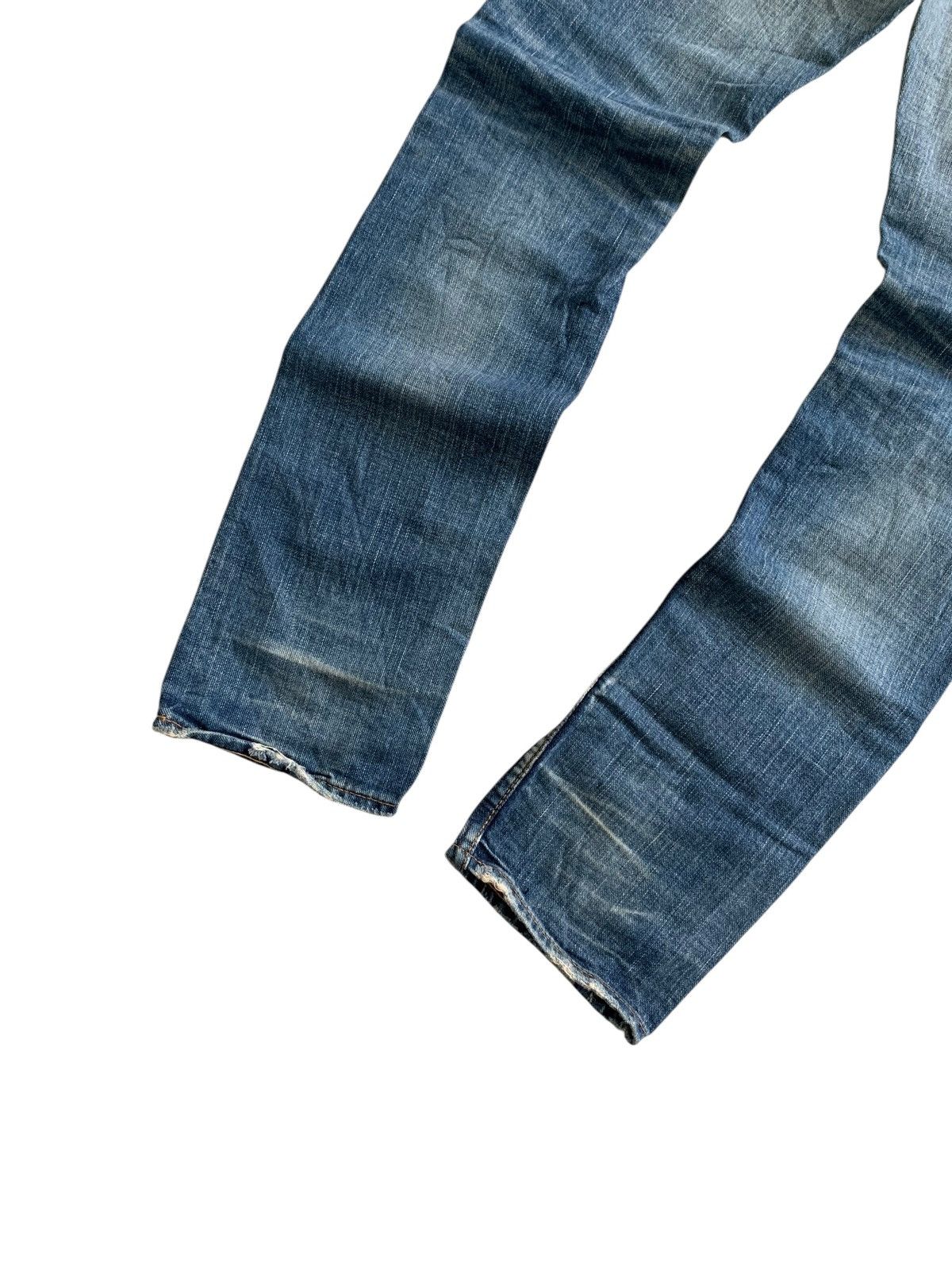 Japanese Brand Jonhbull Japan Reguler Redline Selvedge Faded Jeans Size US 30 / EU 46 - 8 Thumbnail