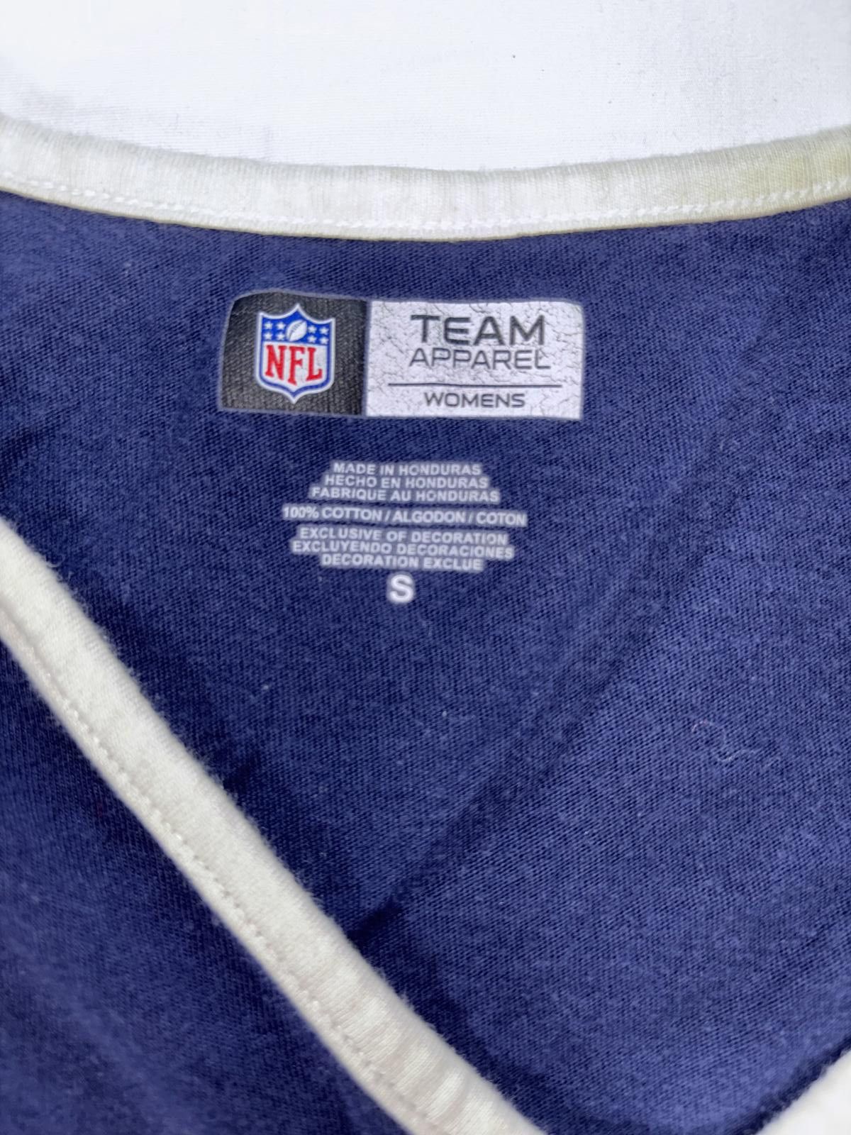 Designer Denver Broncos Women's V-Neck T-Shirt - NFL Team Apparel Size S / US 4 / IT 40 - 5 Thumbnail