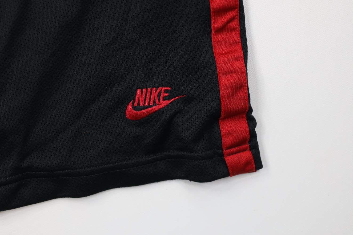 Nike Vintage Y2K Nike Scott Mini Swoosh Mesh Wide Leg Pants Black Size US 36 / EU 52 - 5 Thumbnail