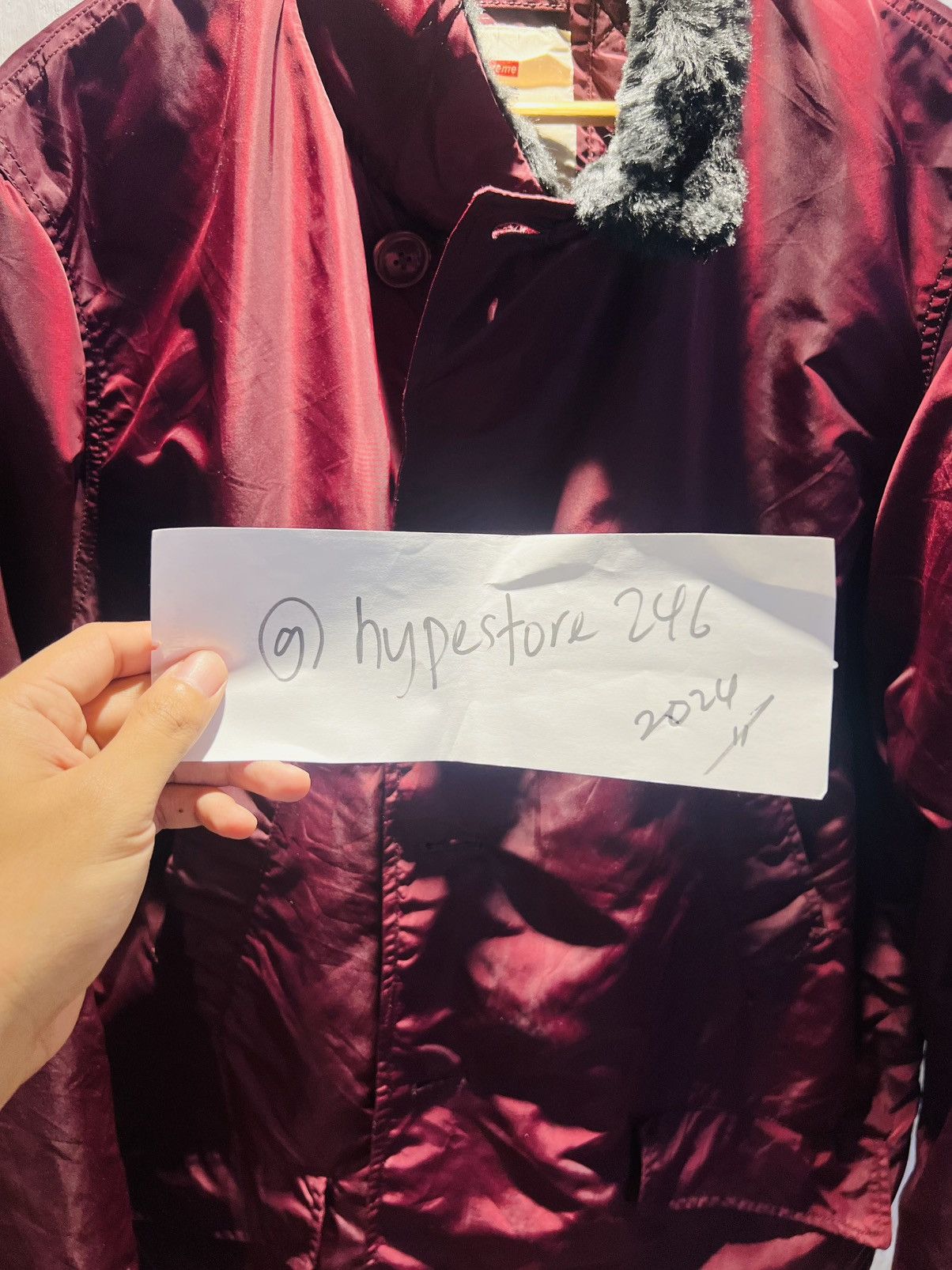 Other × Supreme Supreme Burgundy B-9 Parka Size US XL / EU 56 / 4 - 5 Thumbnail