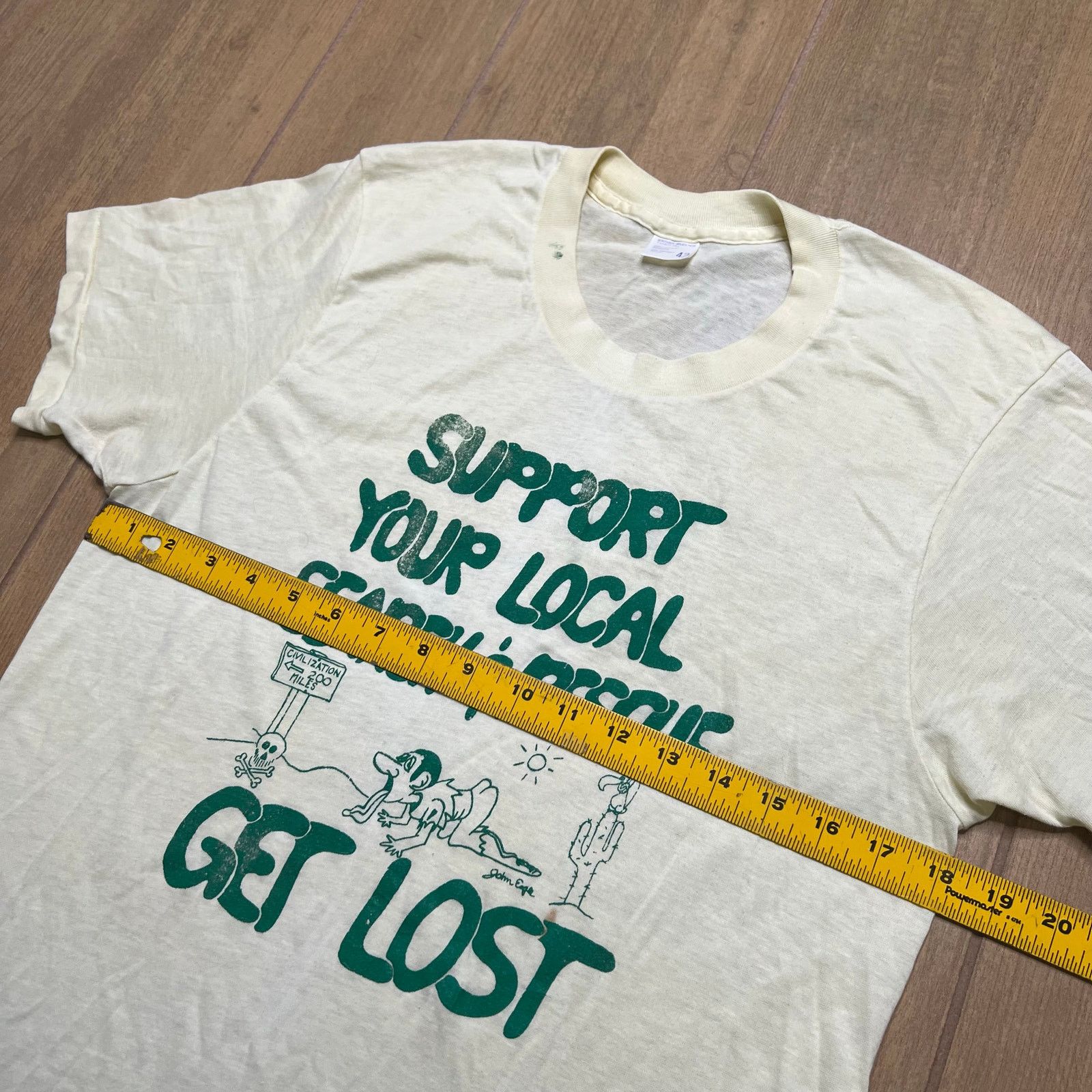 Vintage Vintage 70s 80s Support Your Local Search & Rescue T Shirt M Size US M / EU 48-50 / 2 - 7 Thumbnail