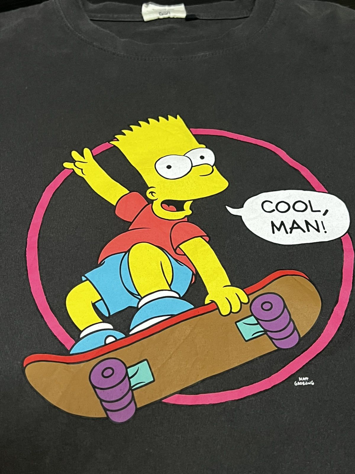 Vintage 🔥HOT DROPS🔥Vintage Bart The Simpsons Skate Tee Size US L / EU 52-54 / 3 - 9 Thumbnail