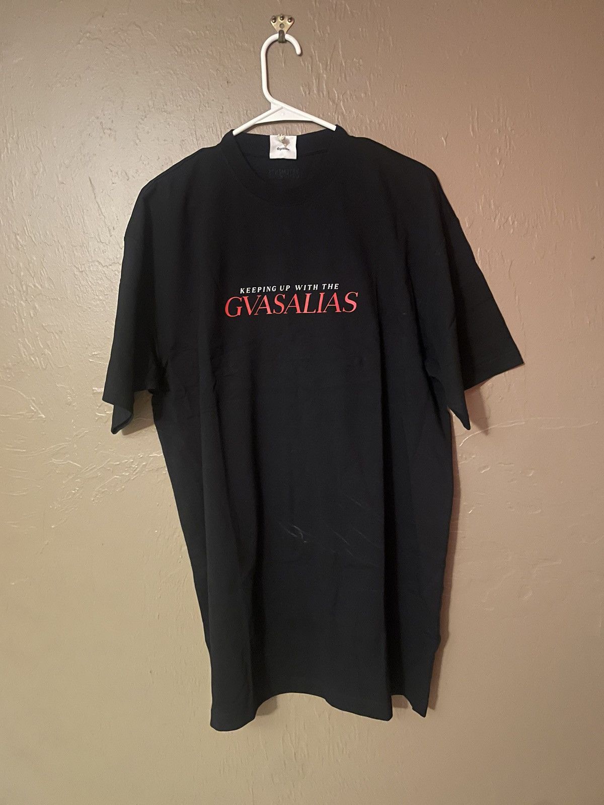 Vetements Black 'Keeping Up With The Gvasalias' T-Shirt