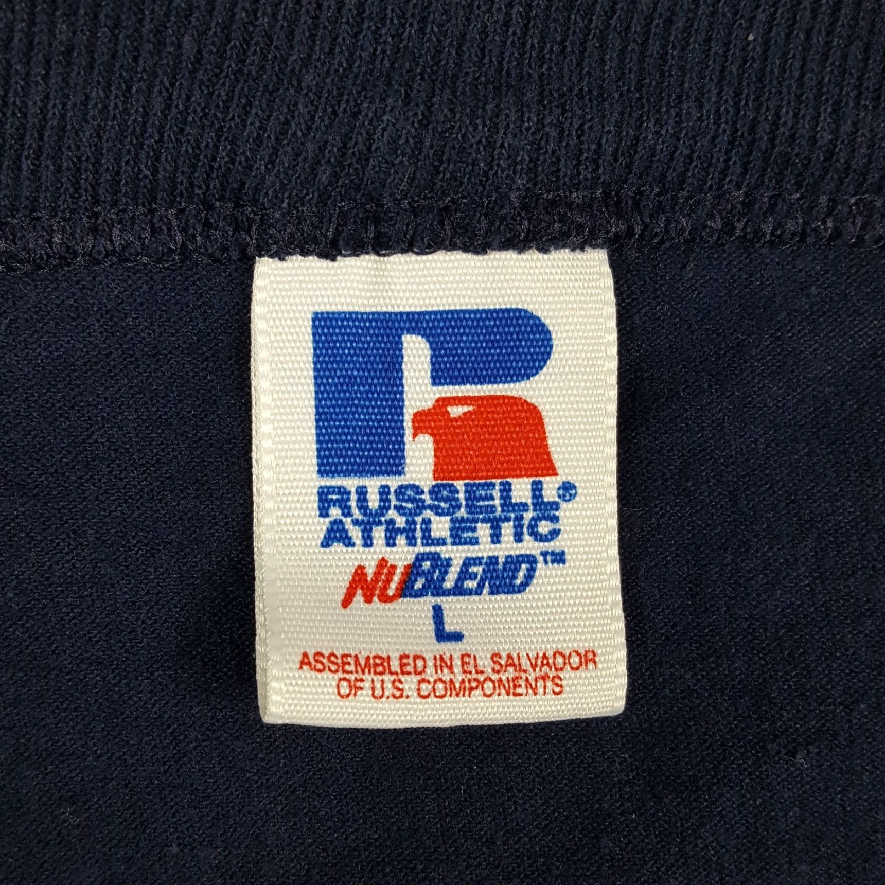 Russell Athletic VINTAGE Los Angeles Angels Men's MLB Baseball T Shirt Henley 2000s Y2K Size L Blue Cotton Russell Athletic Embroidered Logo Crew Neck Short Sleeve Size US L / EU 52-54 / 3 - 7 Thumbnail