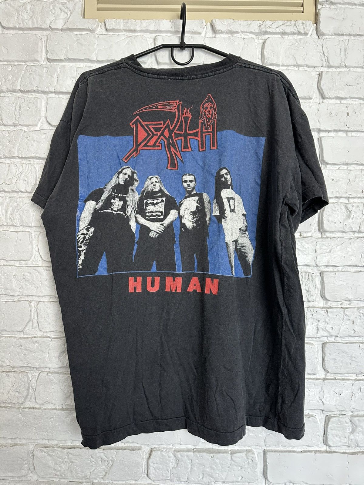 Band Tees 1991 Death Human Vintage Band Rock T-Shirt Tee Size US L / EU 52-54 / 3 - 7 Thumbnail