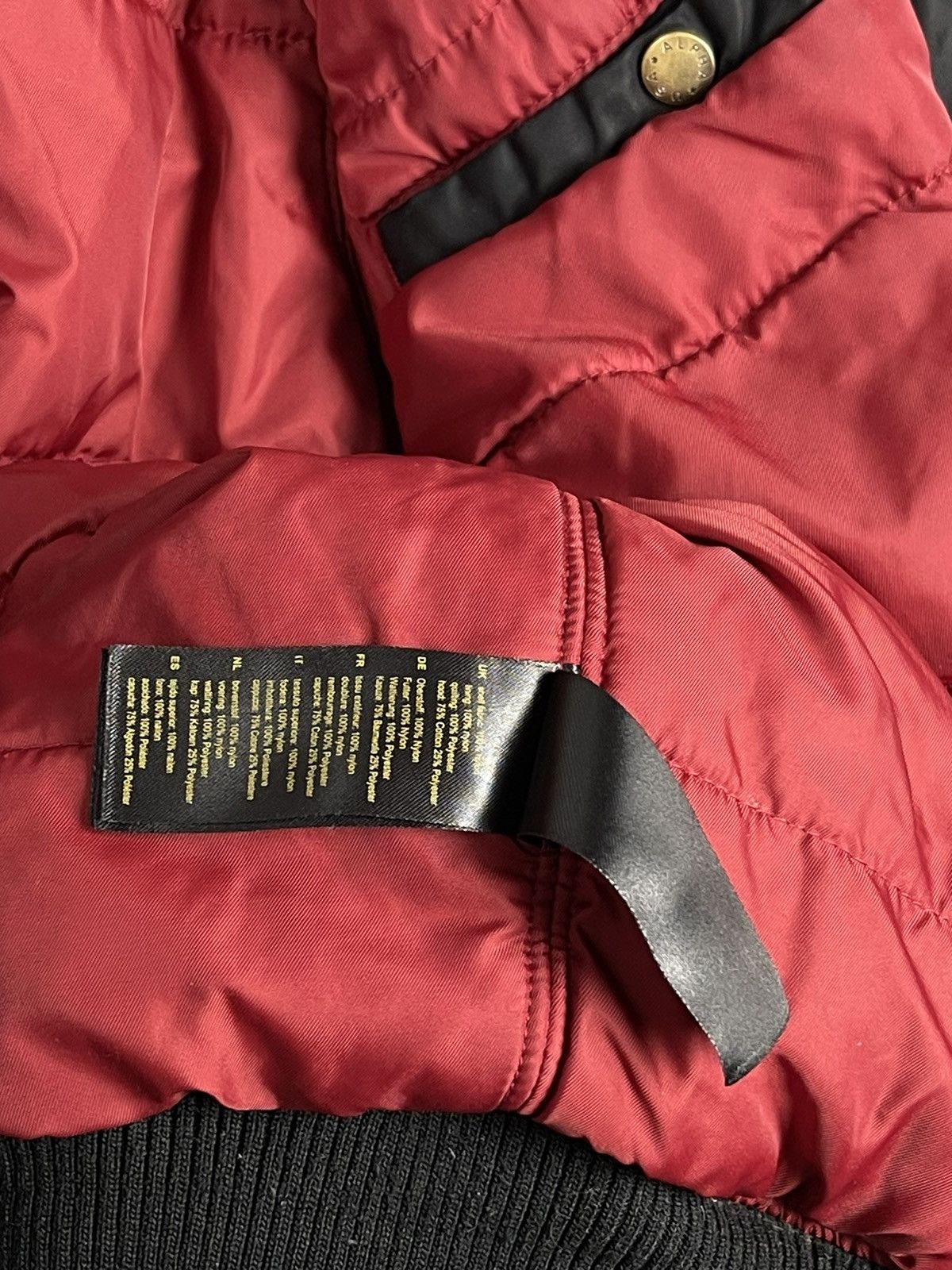 Alpha Industries × Vintage Alpha Industries MA-1 Bomber Jacket Men’s Size M Size US M / EU 48-50 / 2 - 12 Thumbnail