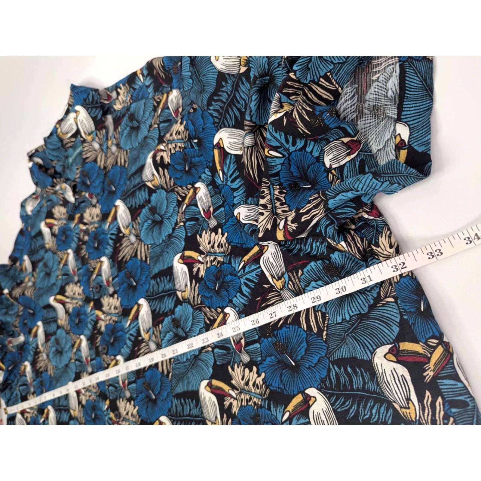 Cubavera Cubavera Button-Down Shirt Men’s Big 4X Multicolor Floral Viscose Hawaiian Tropical Size US XXL / EU 58 / 5 - 5 Thumbnail