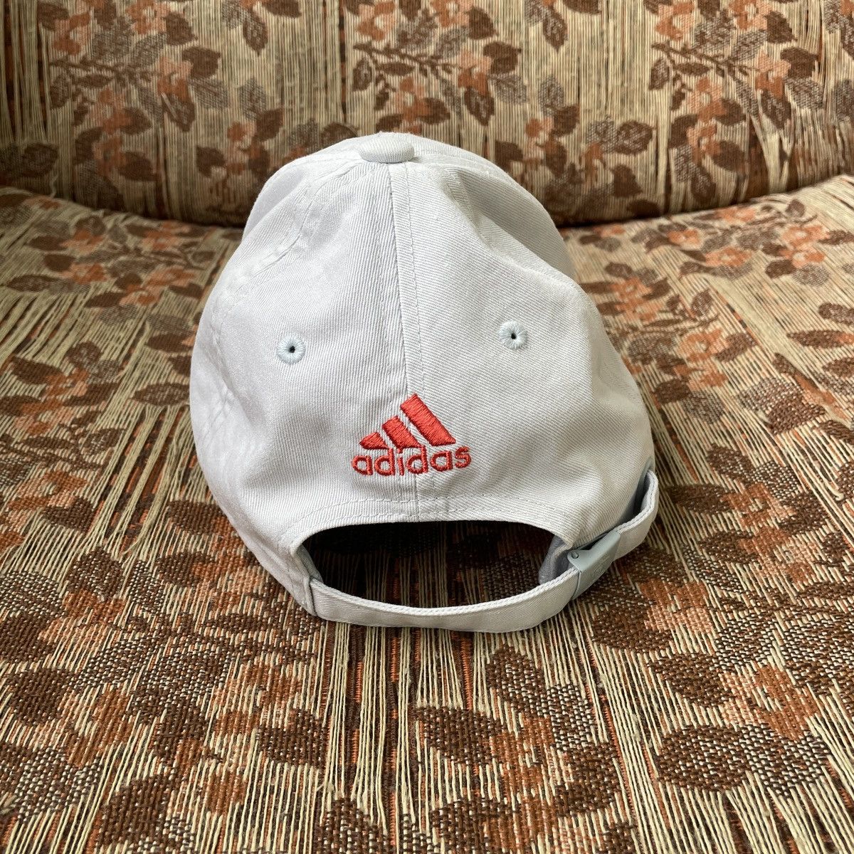 Adidas Adidas Spain FEF 3 Stripes Football Soccer Grey Cap Hat Size ONE SIZE - 10 Thumbnail