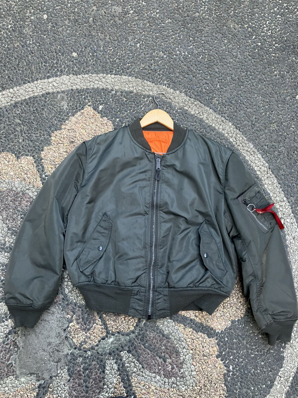 Alpha Industries × Vintage Vintage Alpha Industries Big logo Bomber Jacket Size US XL / EU 56 / 4 - 3 Thumbnail