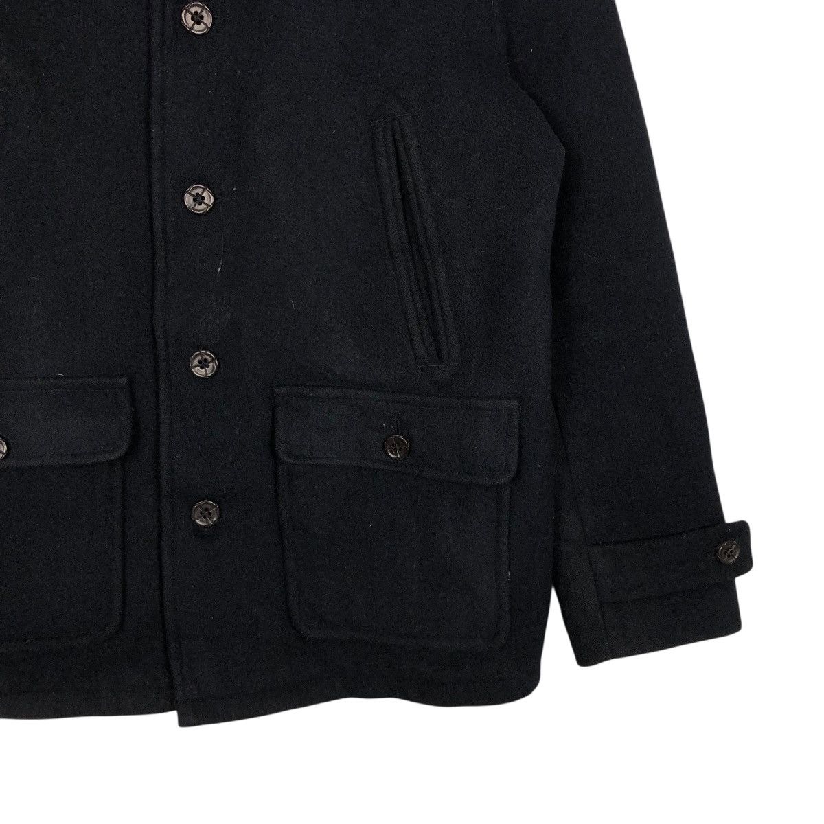 Japanese Brand 🔥VINTAGE WOOL CHORE JACKET DOUBLE COLLAR IKKA ISSEY MIYAKE Size US XL / EU 56 / 4 - 7 Thumbnail