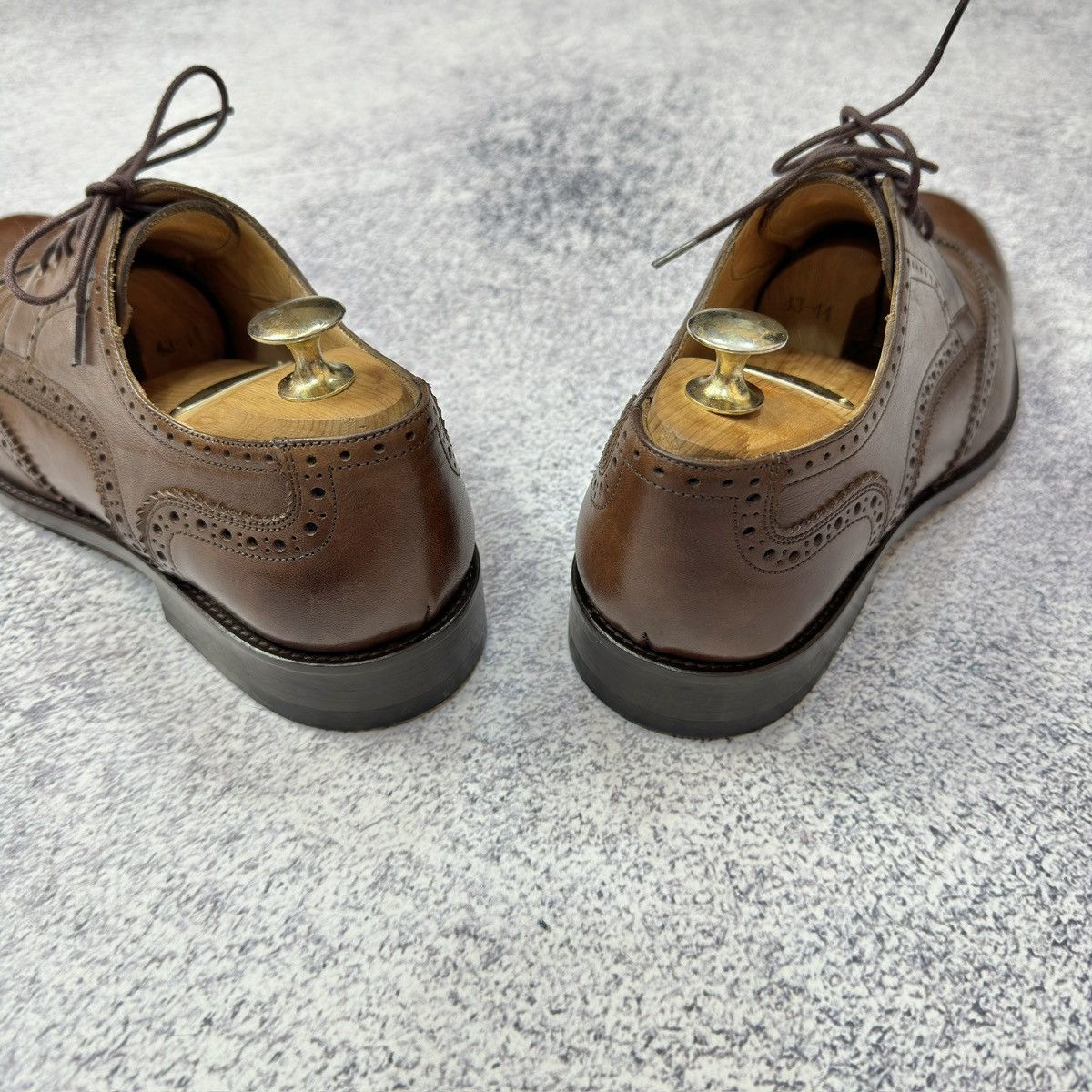 NAVYBOOT Navyboot Mens Derby Brogues US8.5 UK7.5 EU41.5 26.5cm Size US 8.5 / EU 41-42 - 11 Thumbnail