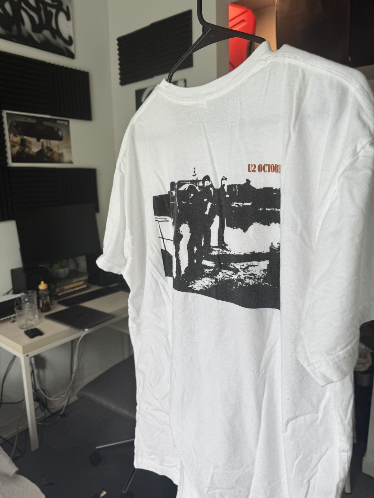 Japanese Brand × Next Level Apparel × Vintage Vintage U2 October band tee Size US XL / EU 56 / 4 - 2 Thumbnail