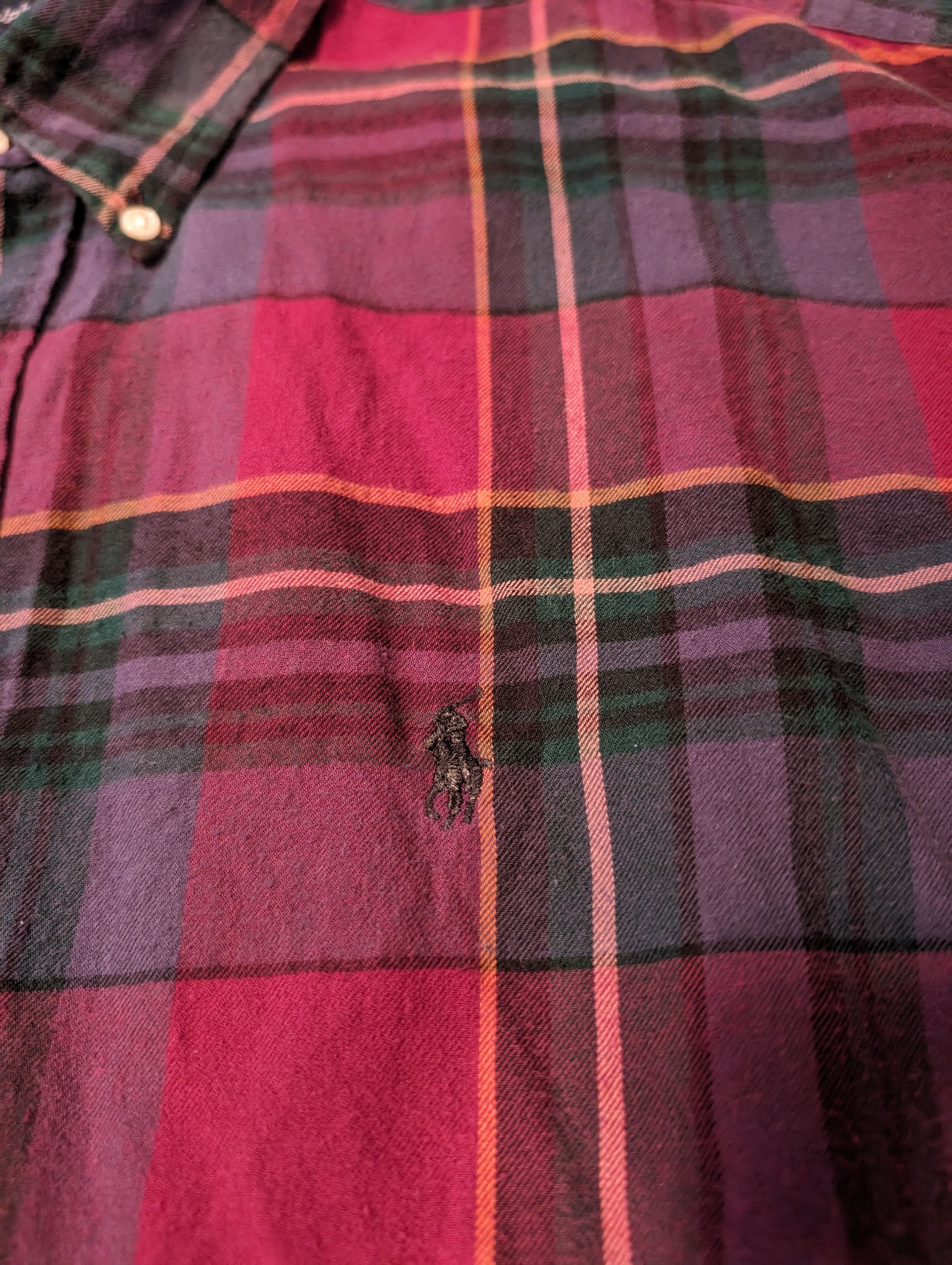 Polo Ralph Lauren Vintage Polo Ralph Lauren Flannel Size US XL / EU 56 / 4 - 2 Thumbnail