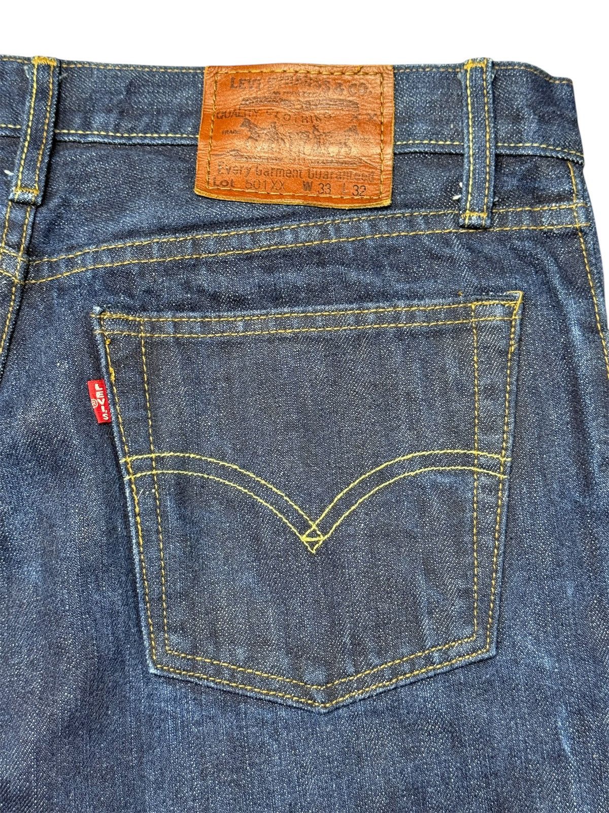 Levi's Vintage Levi's 501XX Jeans Selvedge Made In USA BootCut Size US 33 - 3 Thumbnail