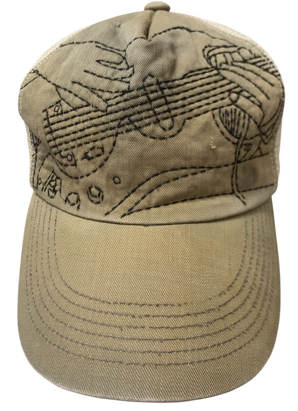 CA4LA CA4LA embroided trucker cap Size ONE SIZE - 2 Thumbnail