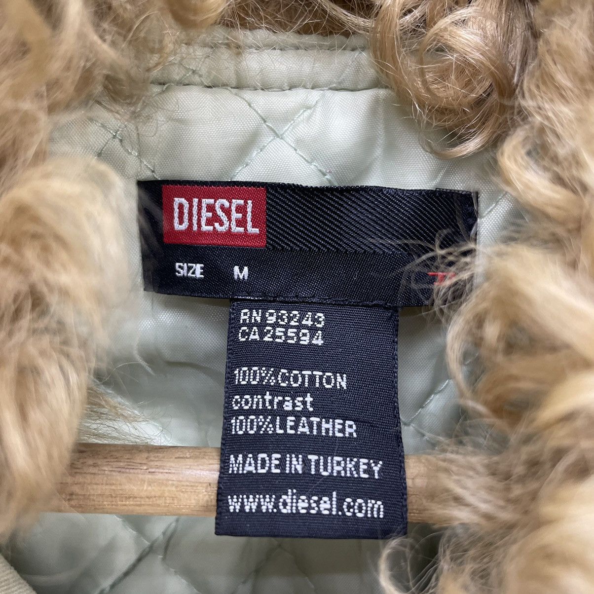Designer × Diesel × Vintage Vintage Distressed Leather Madness Jacket Size S / US 4 / IT 40 - 11 Thumbnail